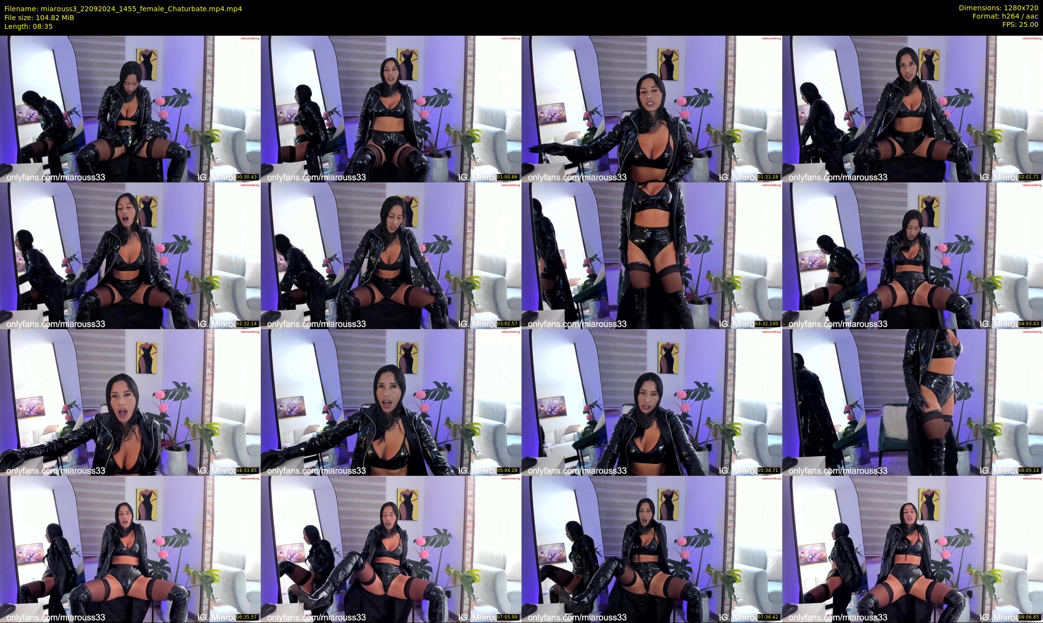 miarouss3 — 9 minute Chaturbate female cam show recording, 720p, Sep 22, 2024