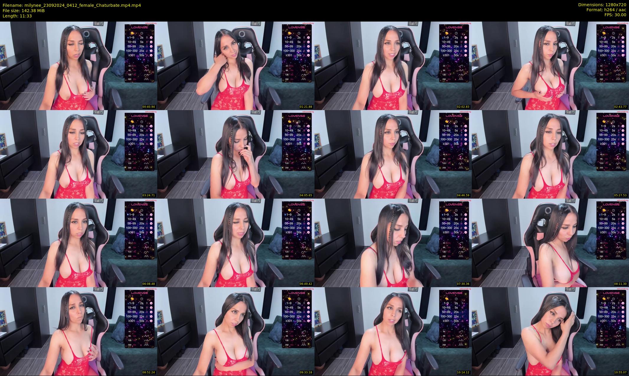 milynee — 12 minute Chaturbate female cam show recording, 720p, Sep 23, 2024