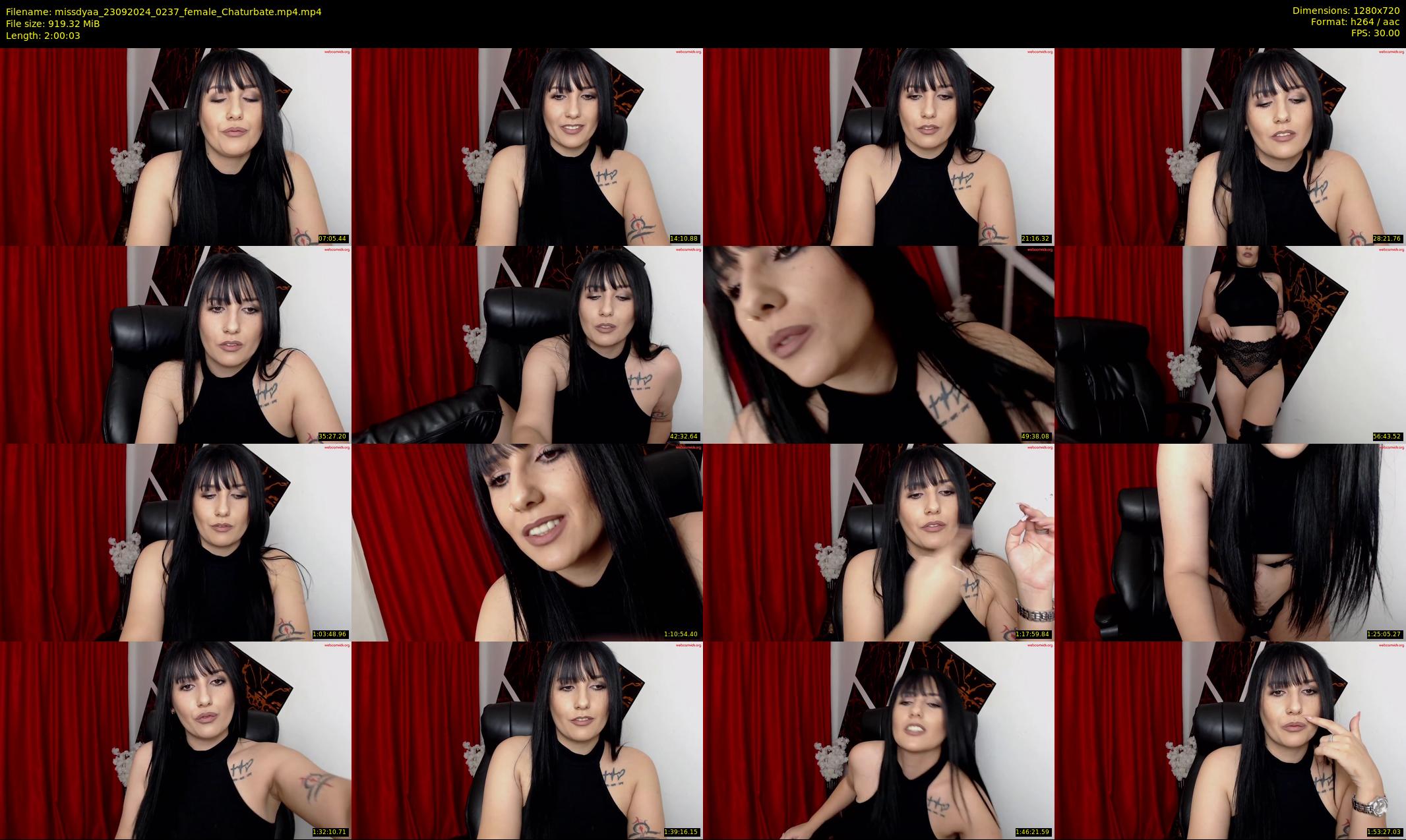 missdyaa — 121 minute Chaturbate female cam show recording, 720p, Sep 23, 2024