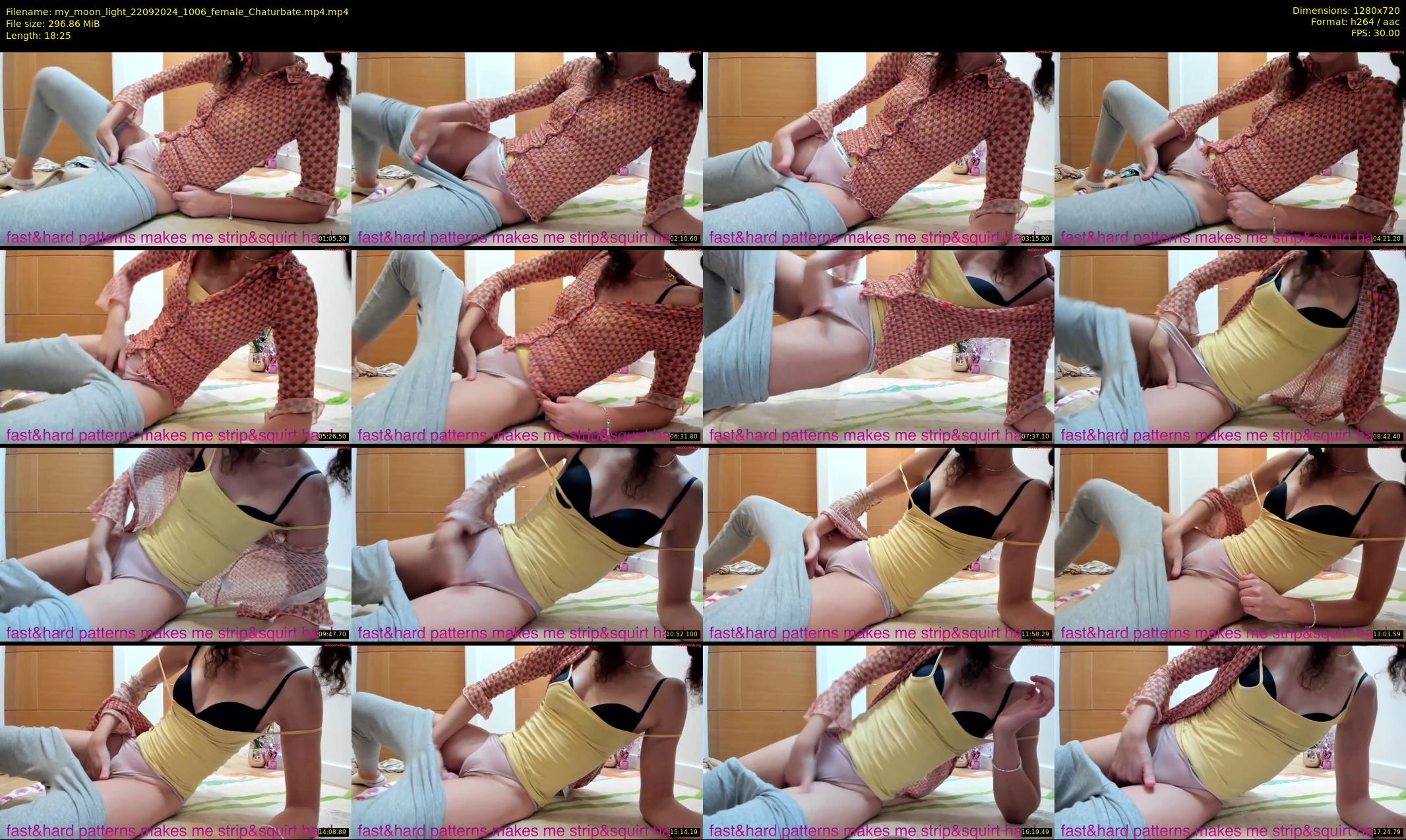 my_moon_light — 19 minute Chaturbate female cam show recording, 720p, Sep 22, 2024