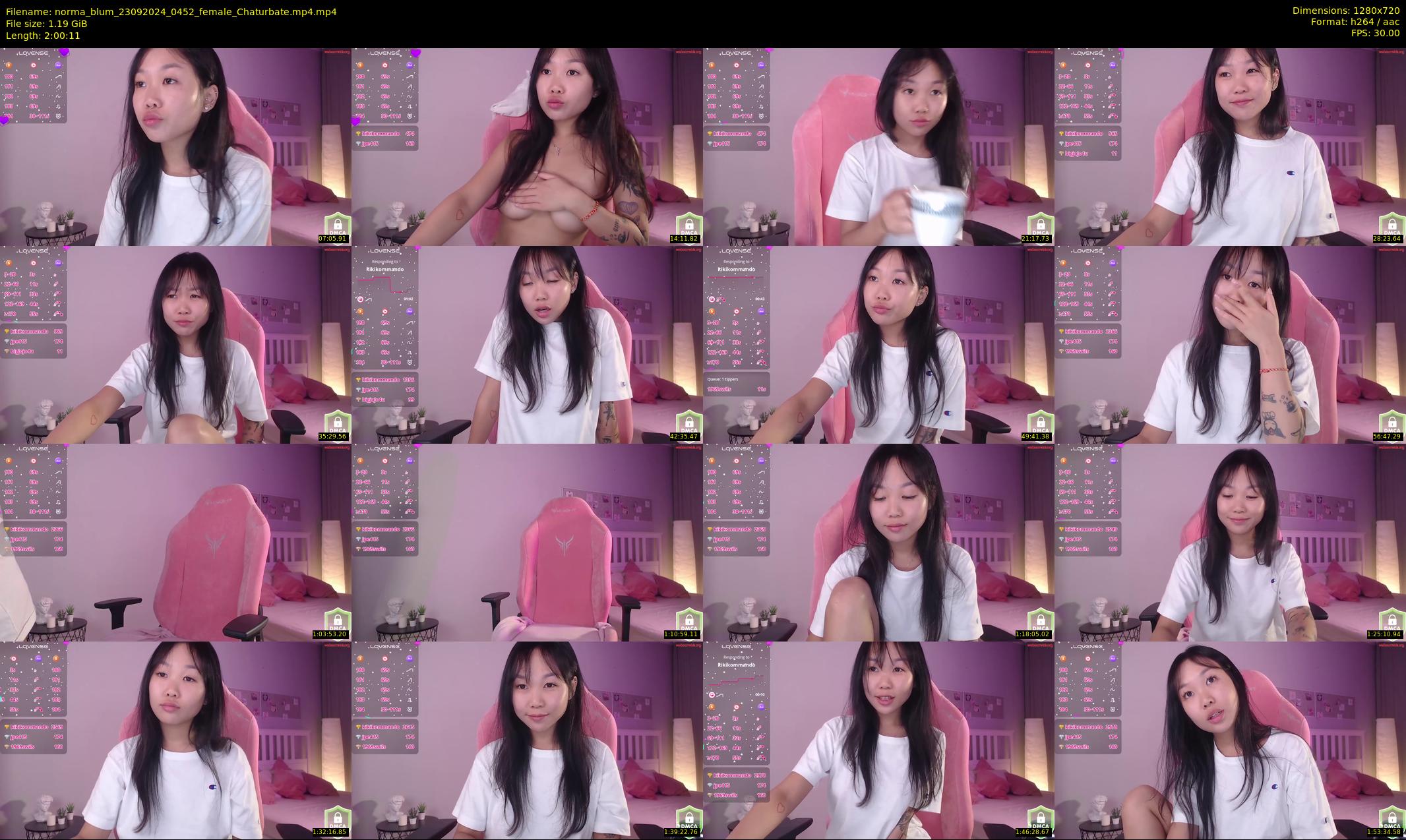 norma_blum — 121 minute Chaturbate female cam show recording, 720p, Sep 23, 2024