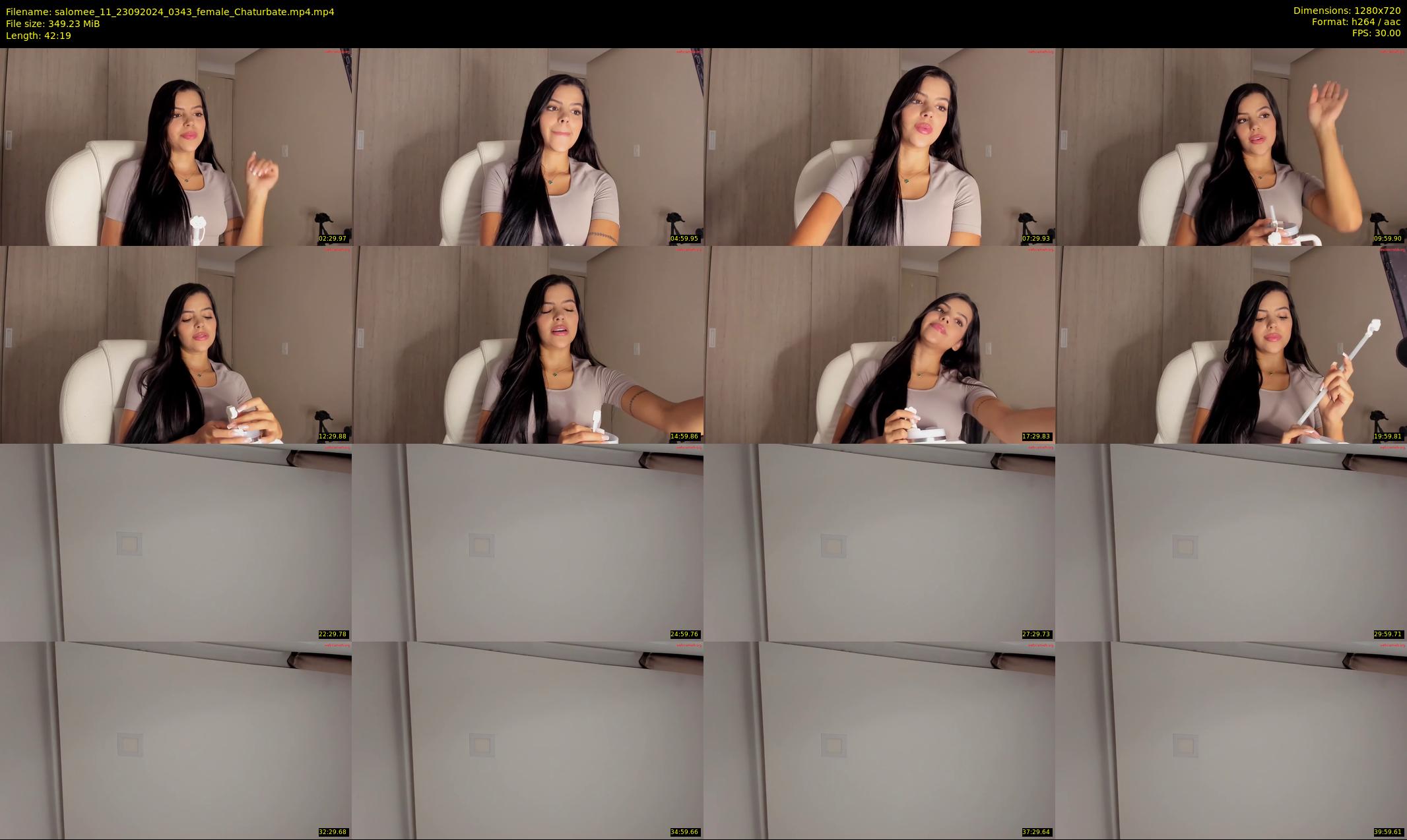 salomee_11 — 43 minute Chaturbate female cam show recording, 720p, Sep 23, 2024