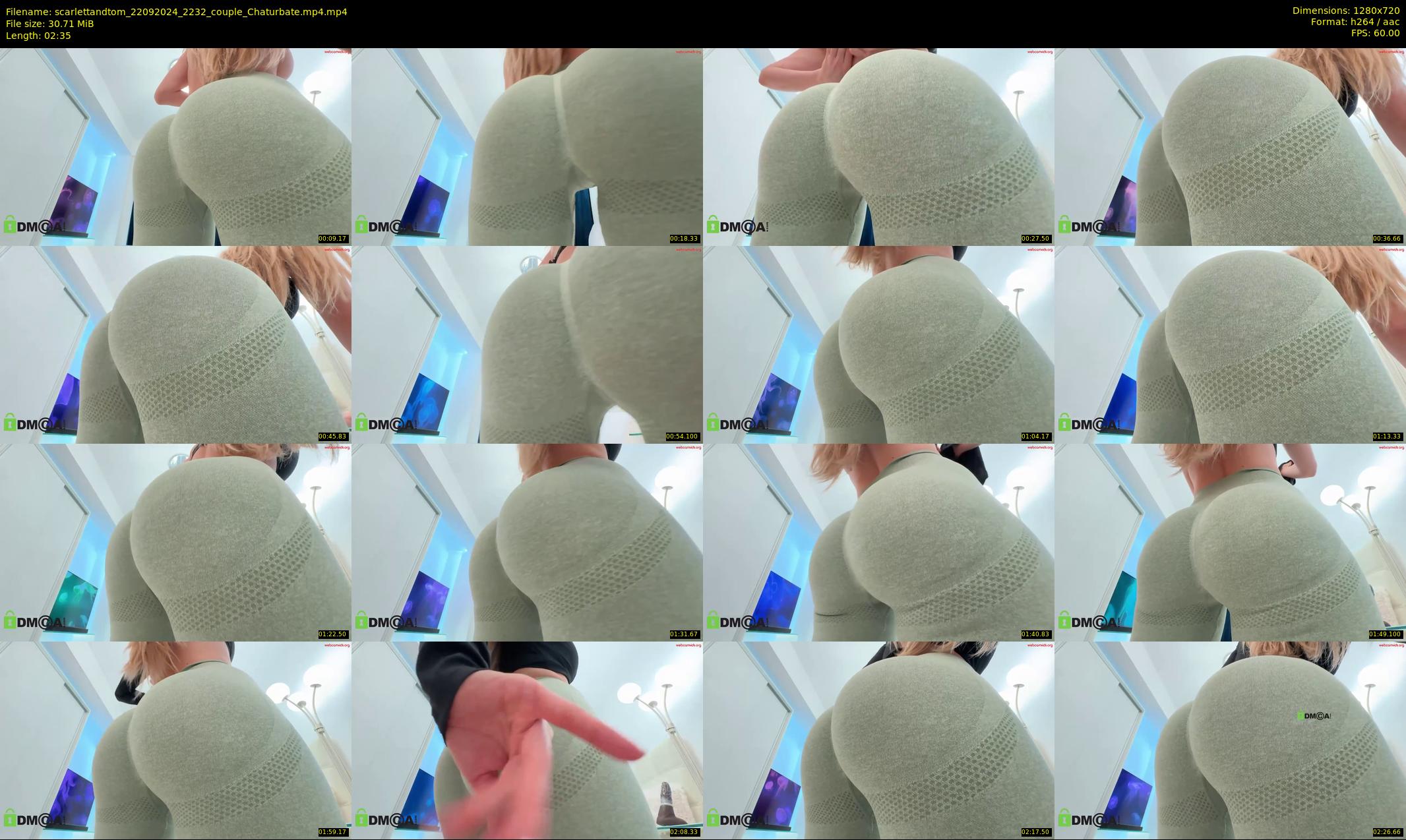 scarlettandtom — 3 minute Chaturbate couple cam show recording, 720p, Sep 22, 2024
