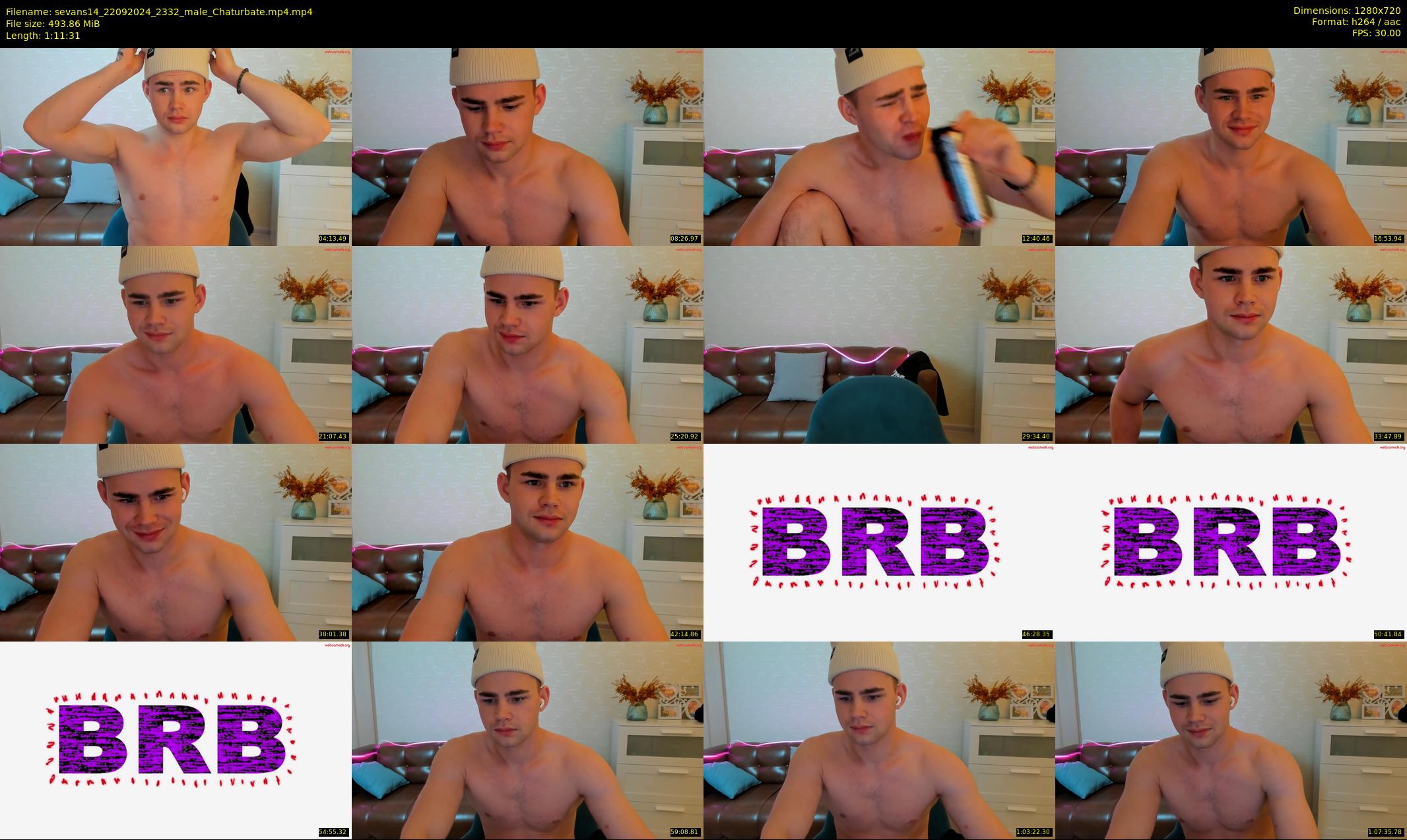 sevans14 — 72 minute Chaturbate male cam show recording, 720p, Sep 22, 2024