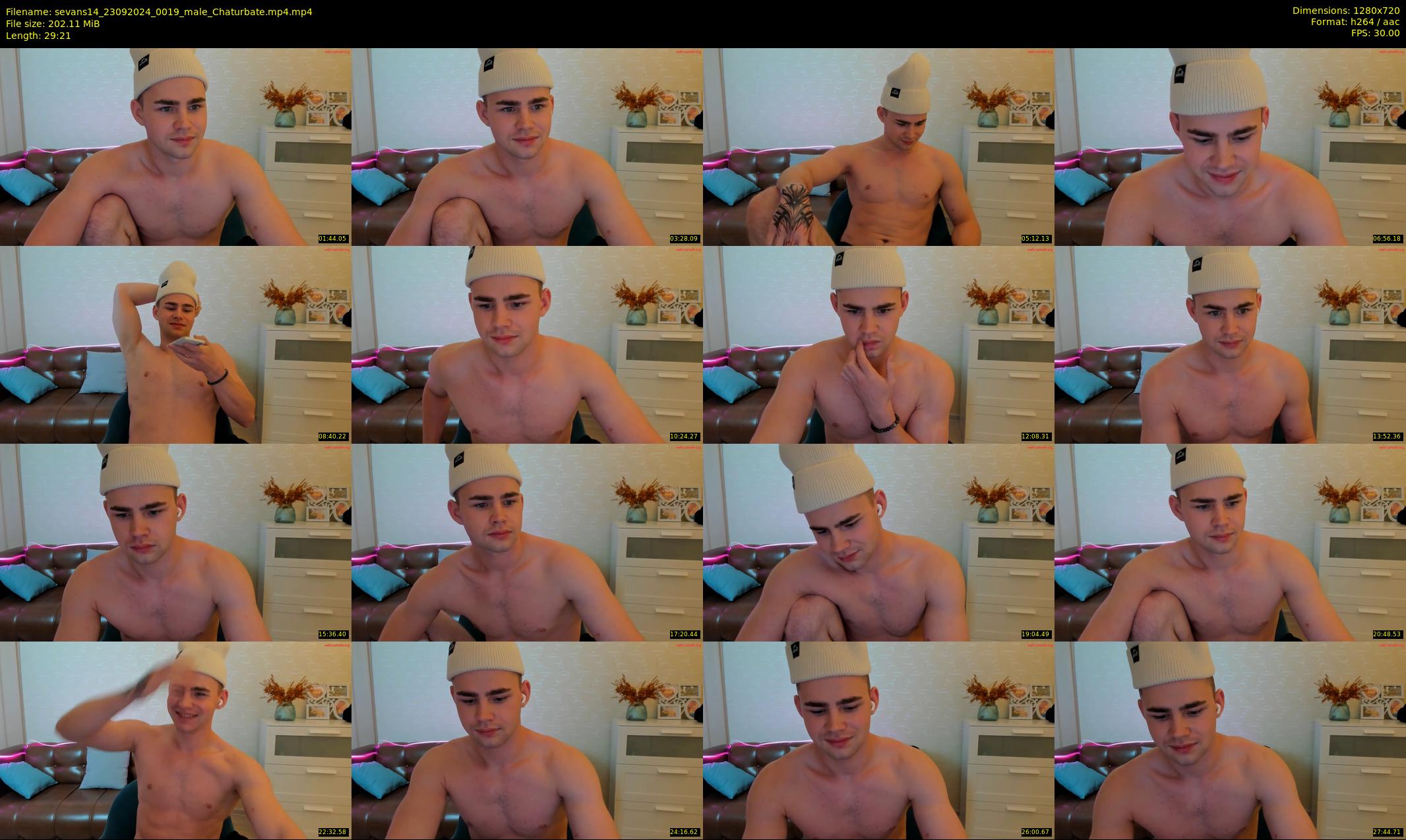 sevans14 — 30 minute Chaturbate male cam show recording, 720p, Sep 23, 2024