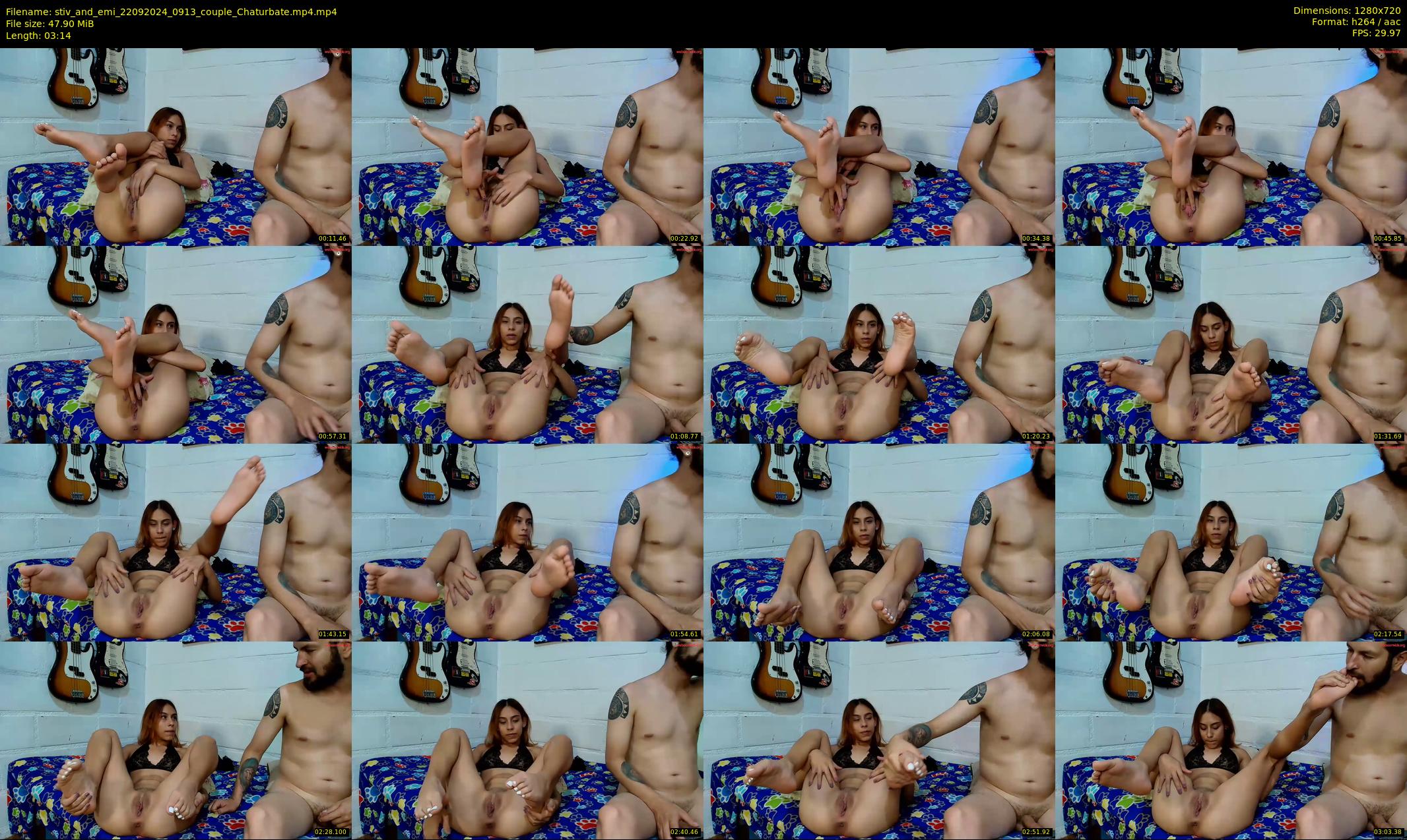 stiv_and_emi — 4 minute Chaturbate couple cam show recording, 720p, Sep 22, 2024