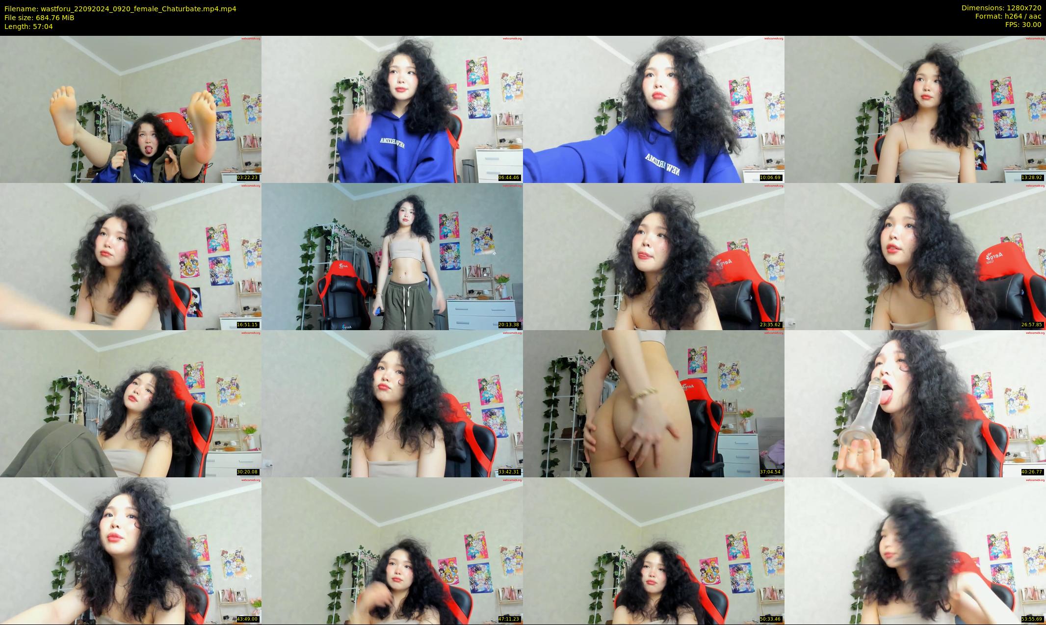 wastforu — 58 minute Chaturbate female cam show recording, 720p, Sep 22, 2024