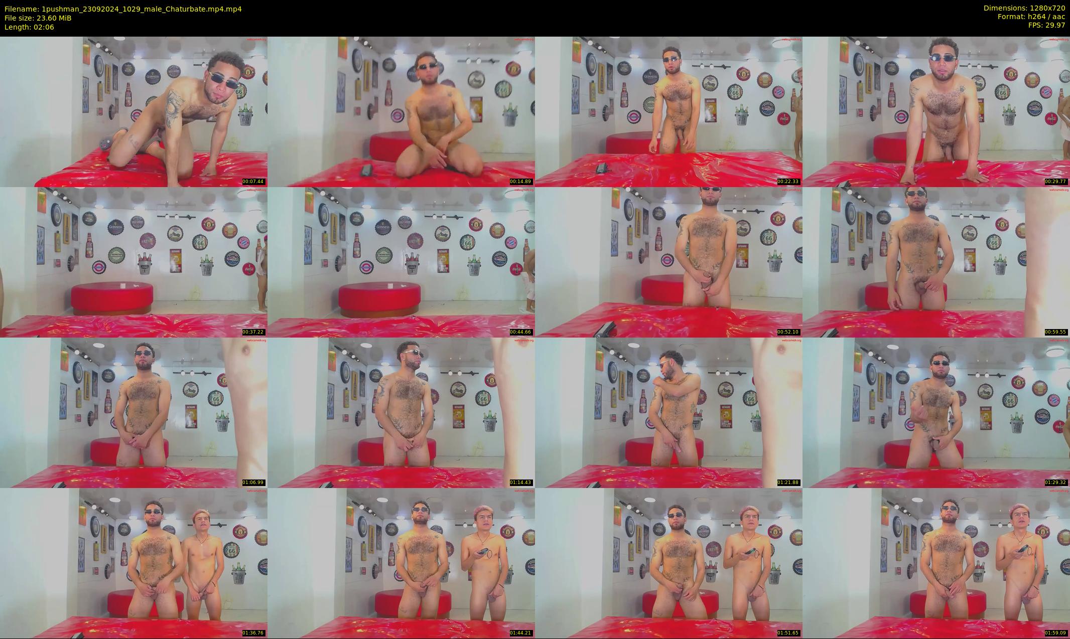 1pushman — 3 minute Chaturbate male cam show recording, 720p, Sep 23, 2024