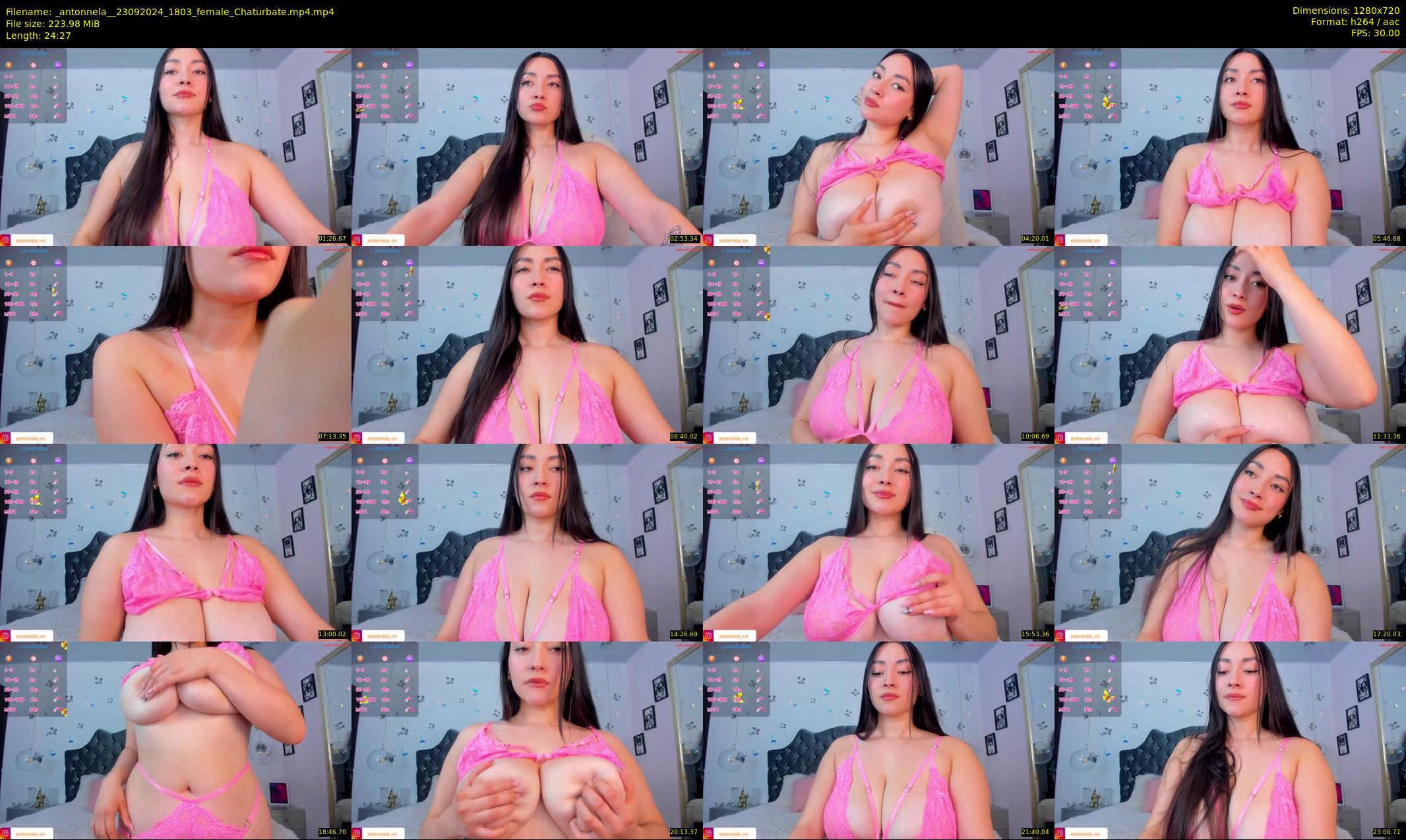 _antonnela_ — 25 minute Chaturbate female cam show recording, 720p, Sep 23, 2024