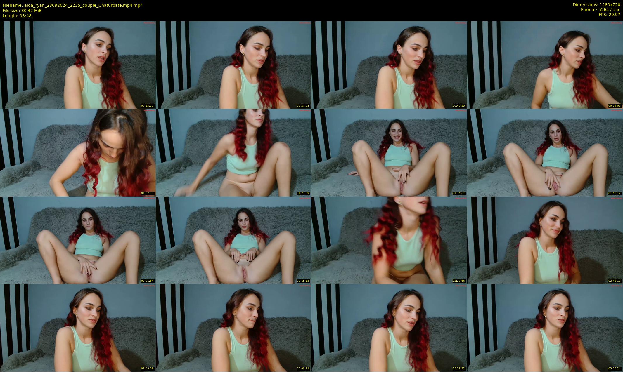 aida_ryan — 4 minute Chaturbate couple cam show recording, 720p, Sep 23, 2024