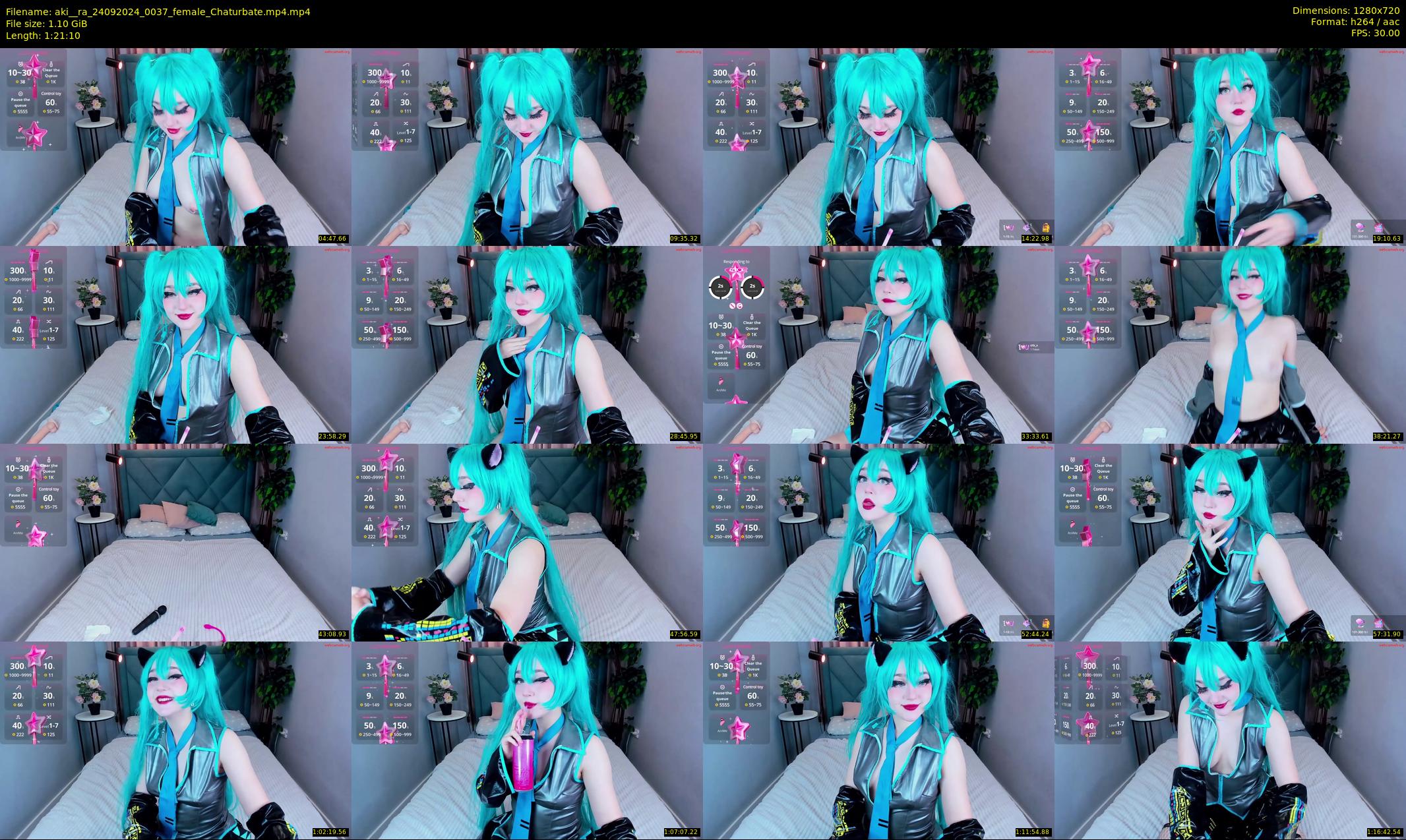 aki__ra — 82 minute Chaturbate female cam show recording, 720p, Sep 24, 2024