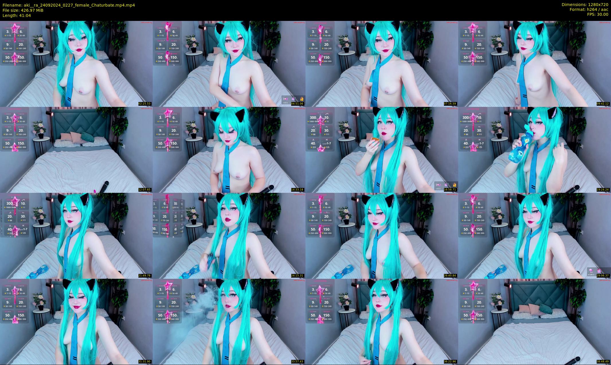 aki__ra — 42 minute Chaturbate female cam show recording, 720p, Sep 24, 2024