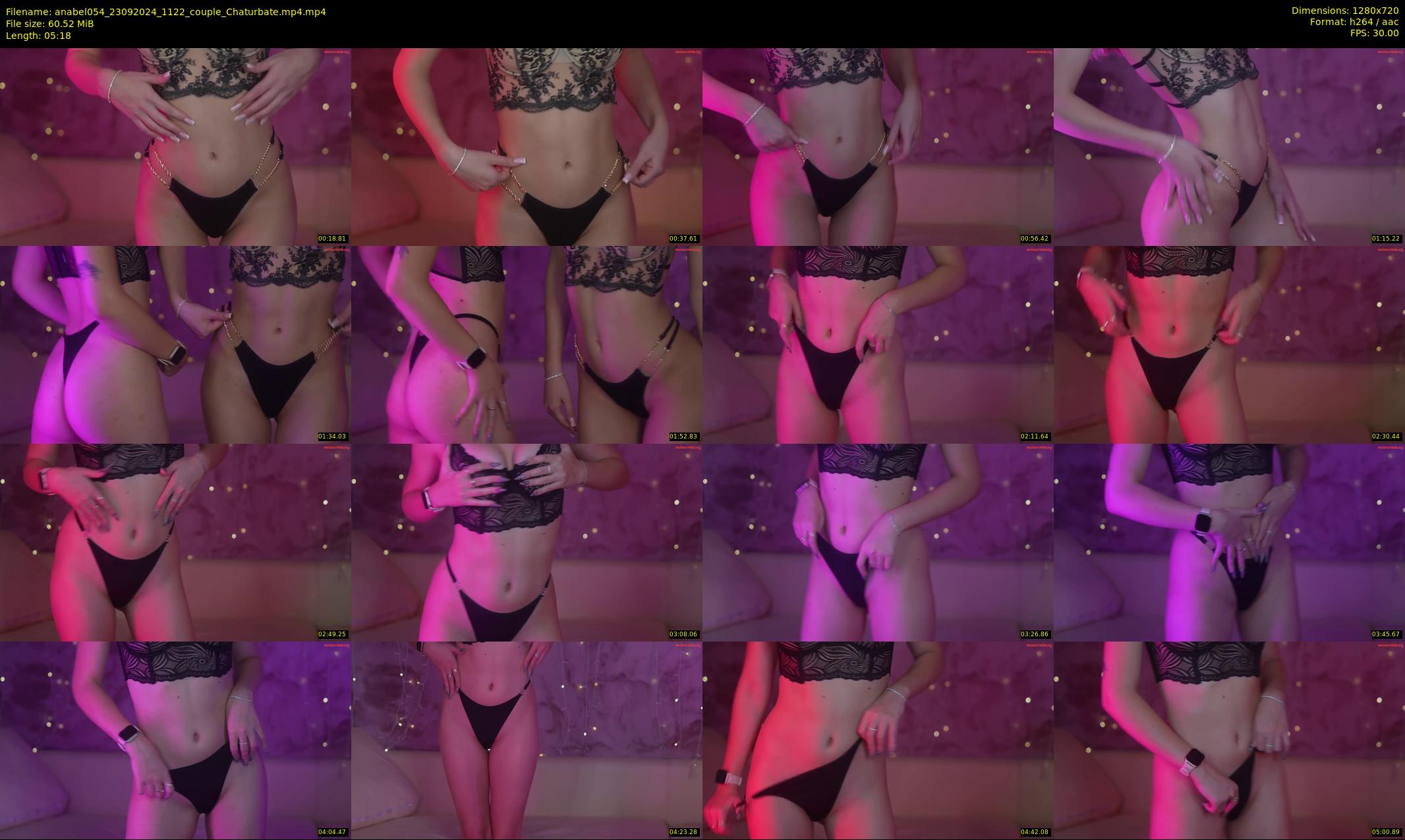 anabel054 — 6 minute Chaturbate female cam show recording, 720p, Sep 23, 2024