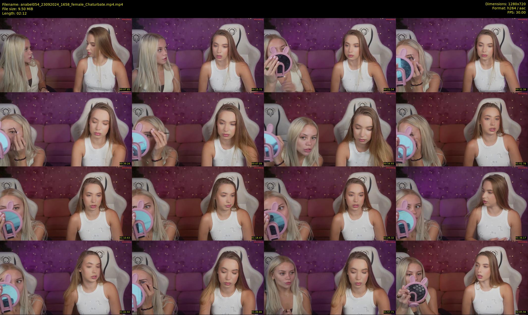 anabel054 — 3 minute Chaturbate female cam show recording, 720p, Sep 23, 2024