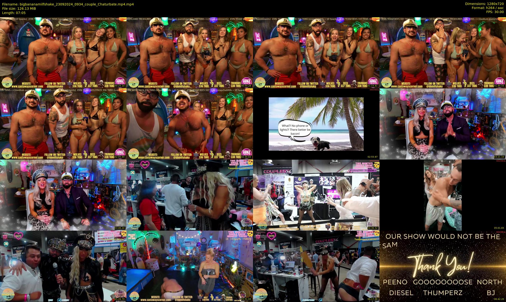 bigbananamilfshake — 8 minute Chaturbate couple cam show recording, 720p, Sep 23, 2024