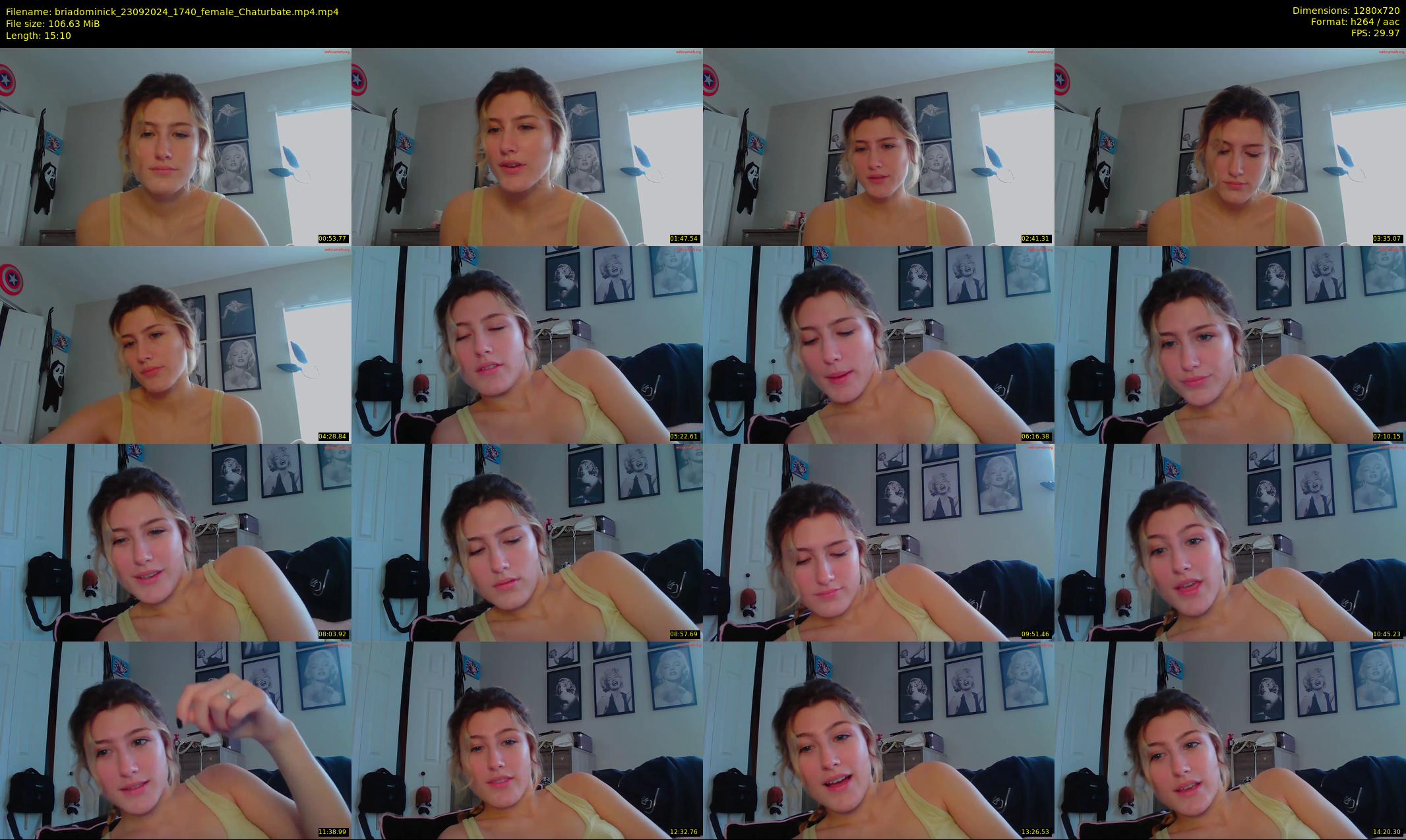 briadominick — 16 minute Chaturbate couple cam show recording, 720p, Sep 23, 2024