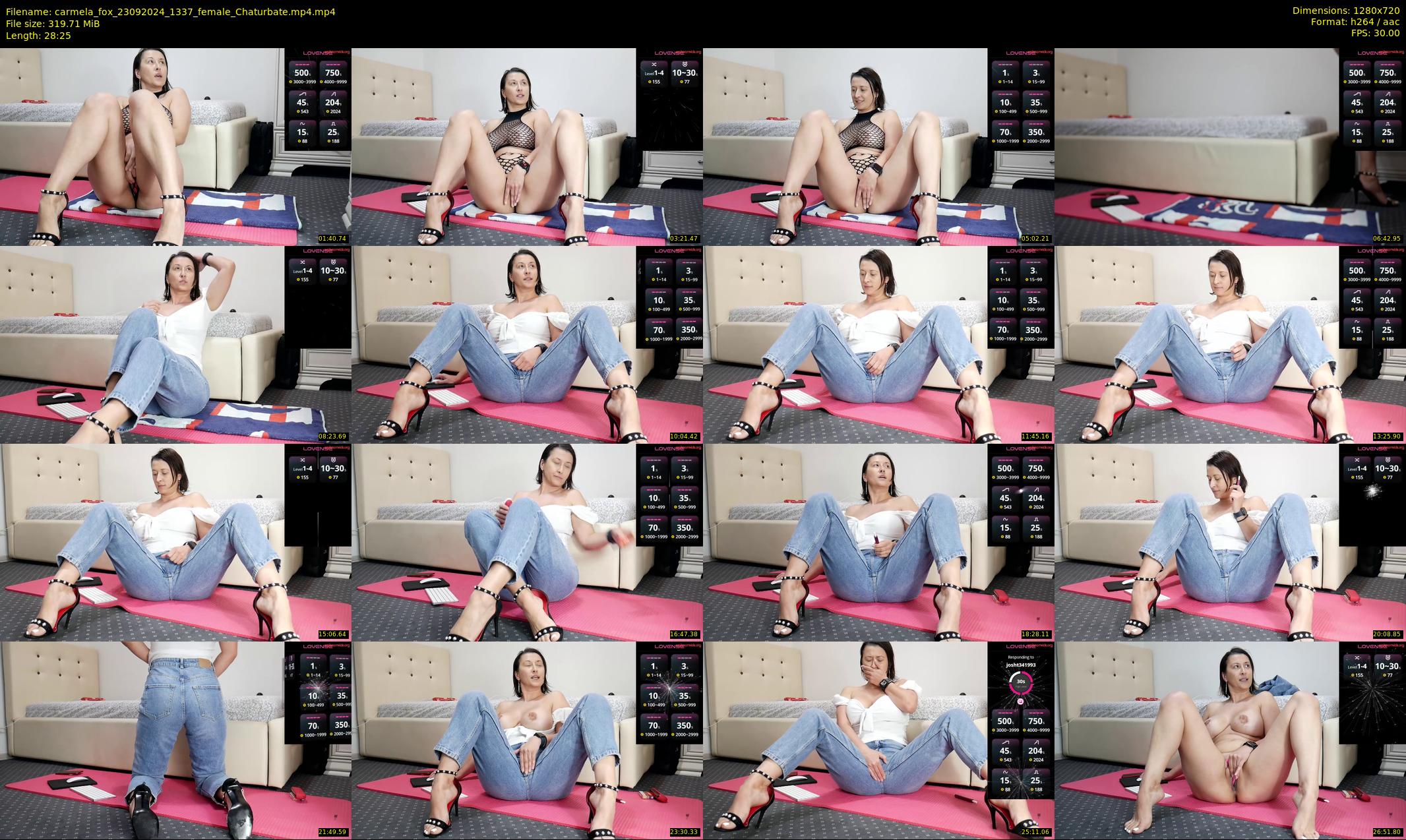 carmela_fox — 29 minute Chaturbate female cam show recording, 720p, Sep 23, 2024
