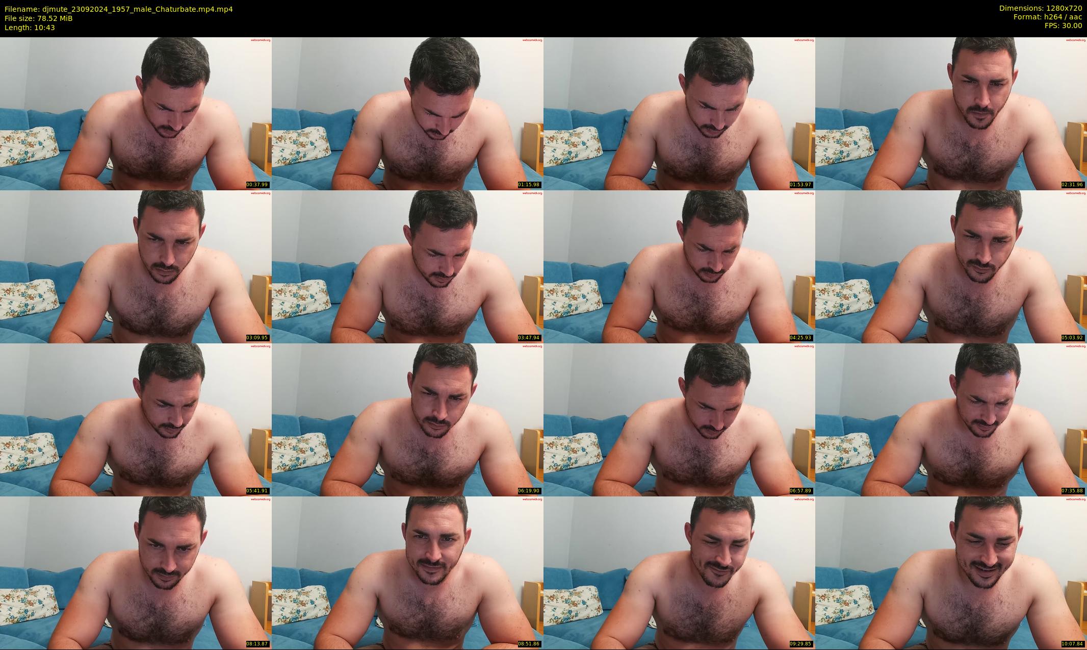 djmute — 11 minute Chaturbate male cam show recording, 720p, Sep 23, 2024