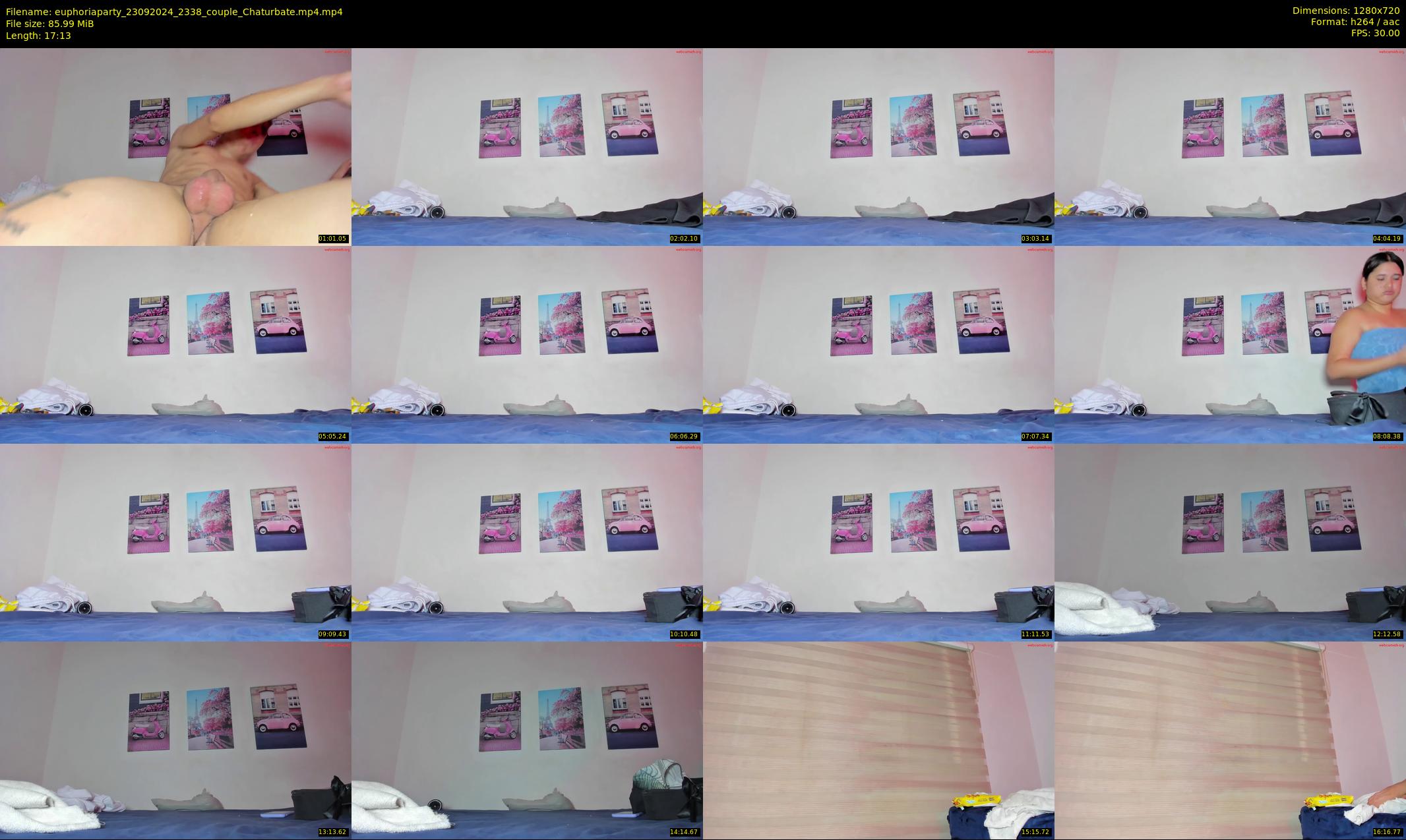 euphoriaparty — 18 minute Chaturbate couple cam show recording, 720p, Sep 23, 2024