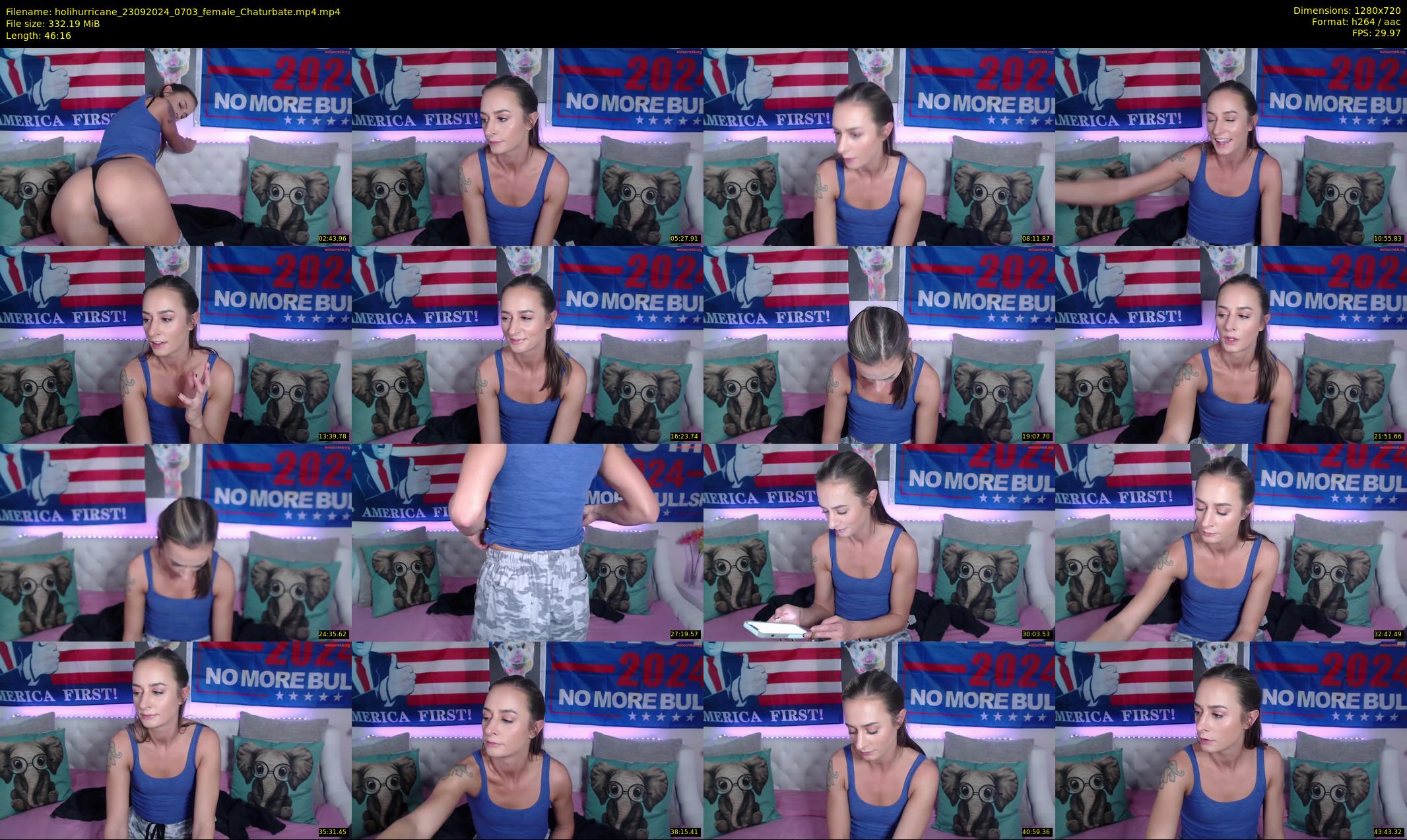 holihurricane — 47 minute Chaturbate female cam show recording, 720p, Sep 23, 2024