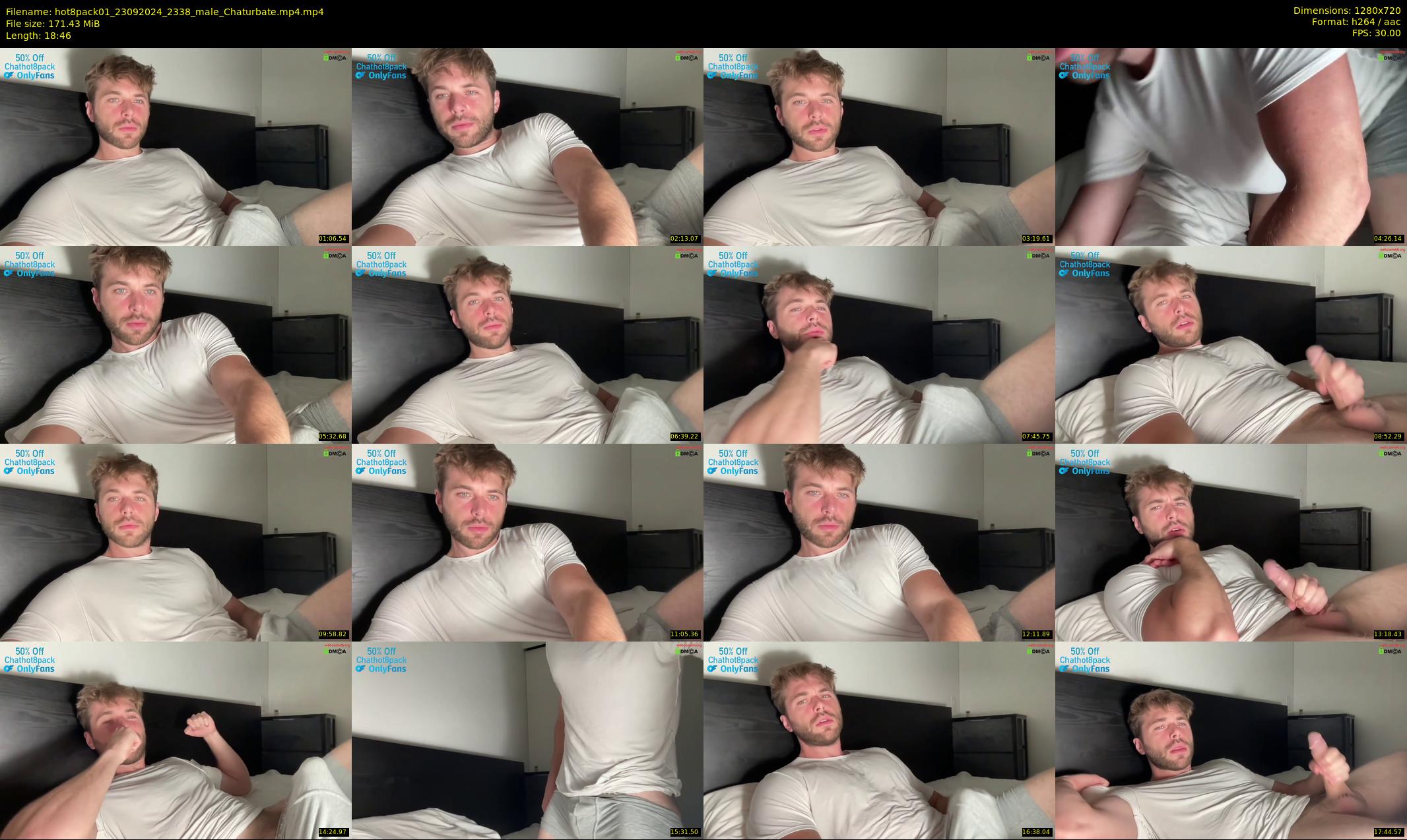 hot8pack01 — 19 minute Chaturbate male cam show recording, 720p, Sep 23, 2024
