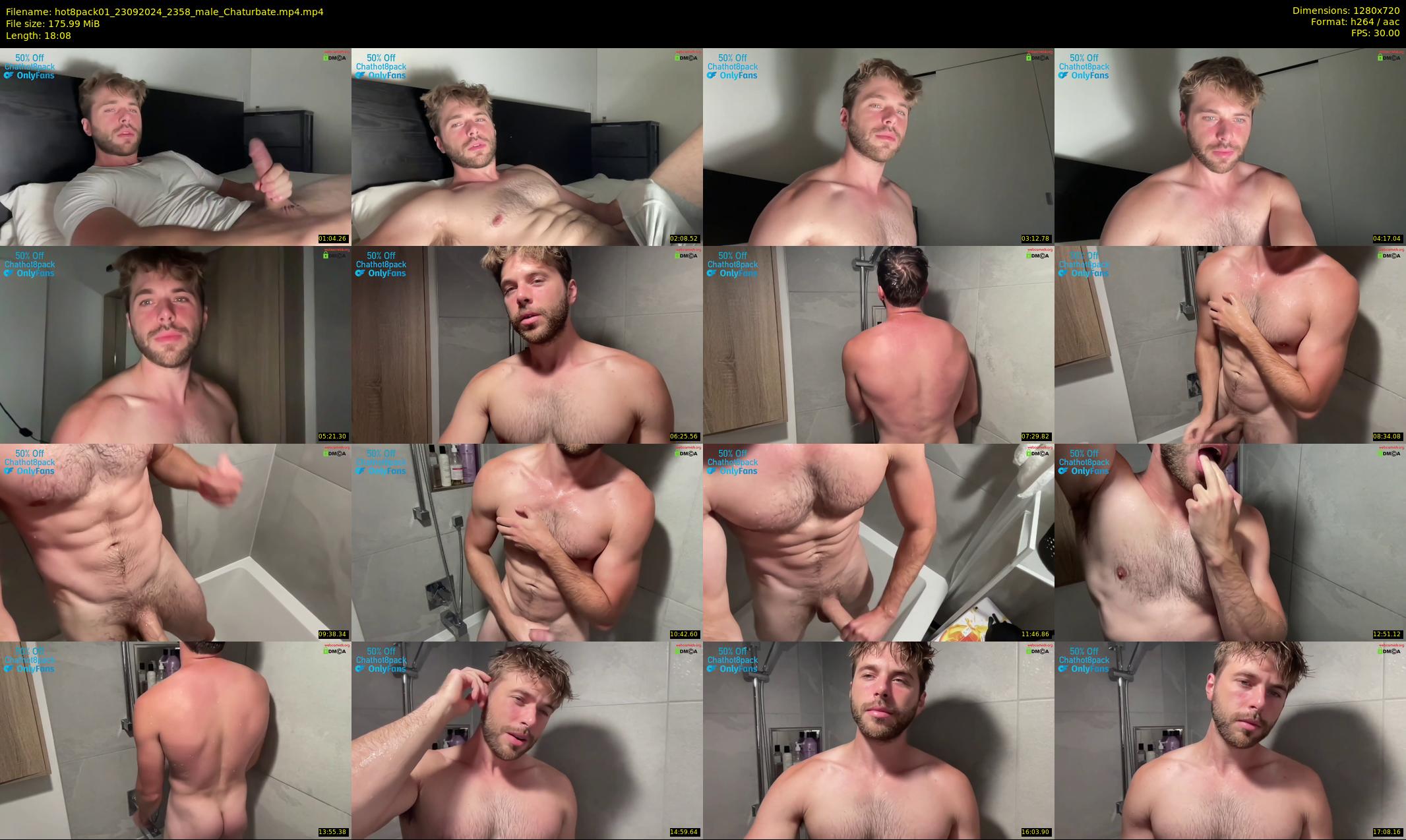 hot8pack01 — 19 minute Chaturbate male cam show recording, 720p, Sep 23, 2024
