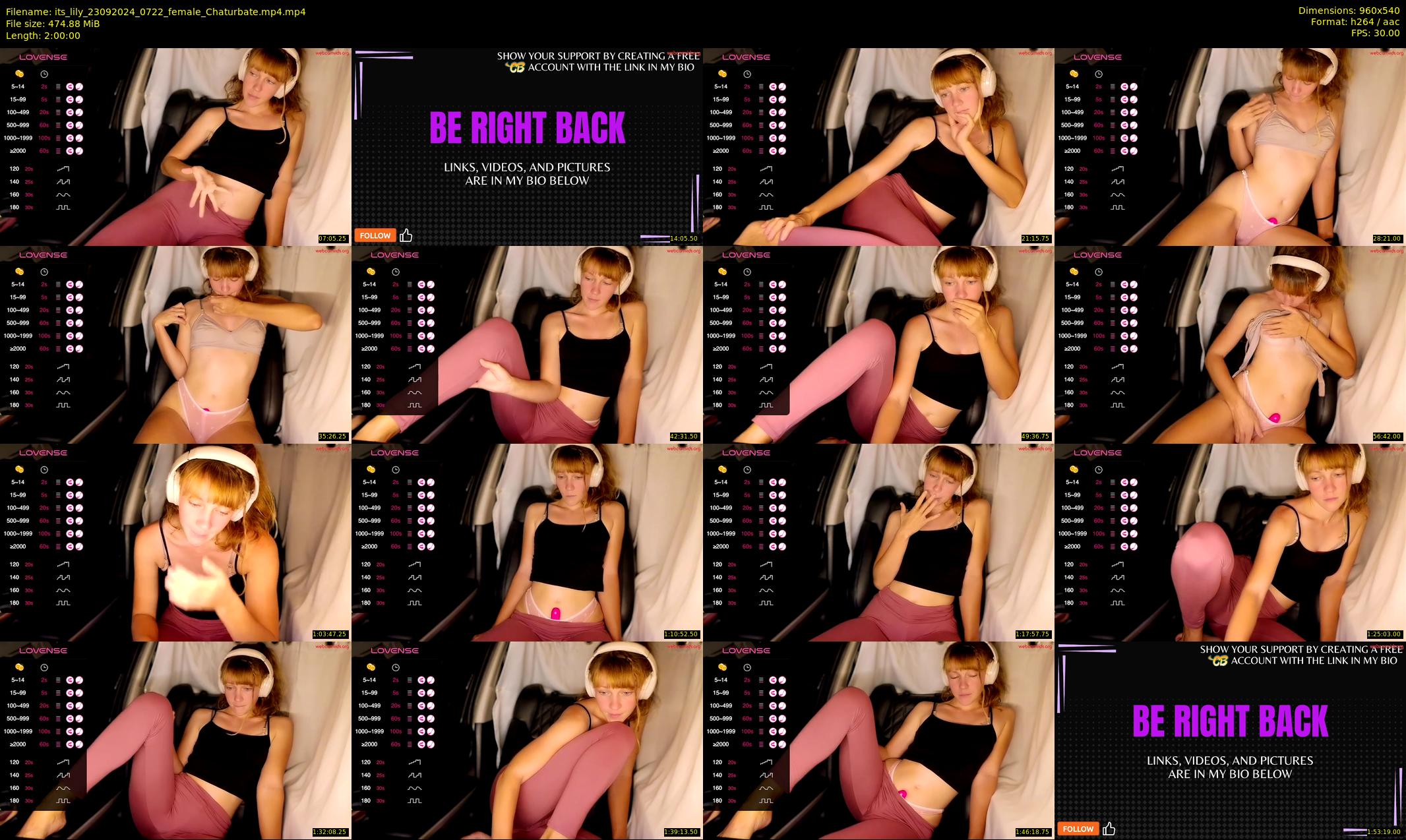 its_lily — 120 minute Chaturbate female cam show recording, 480p, Sep 23, 2024