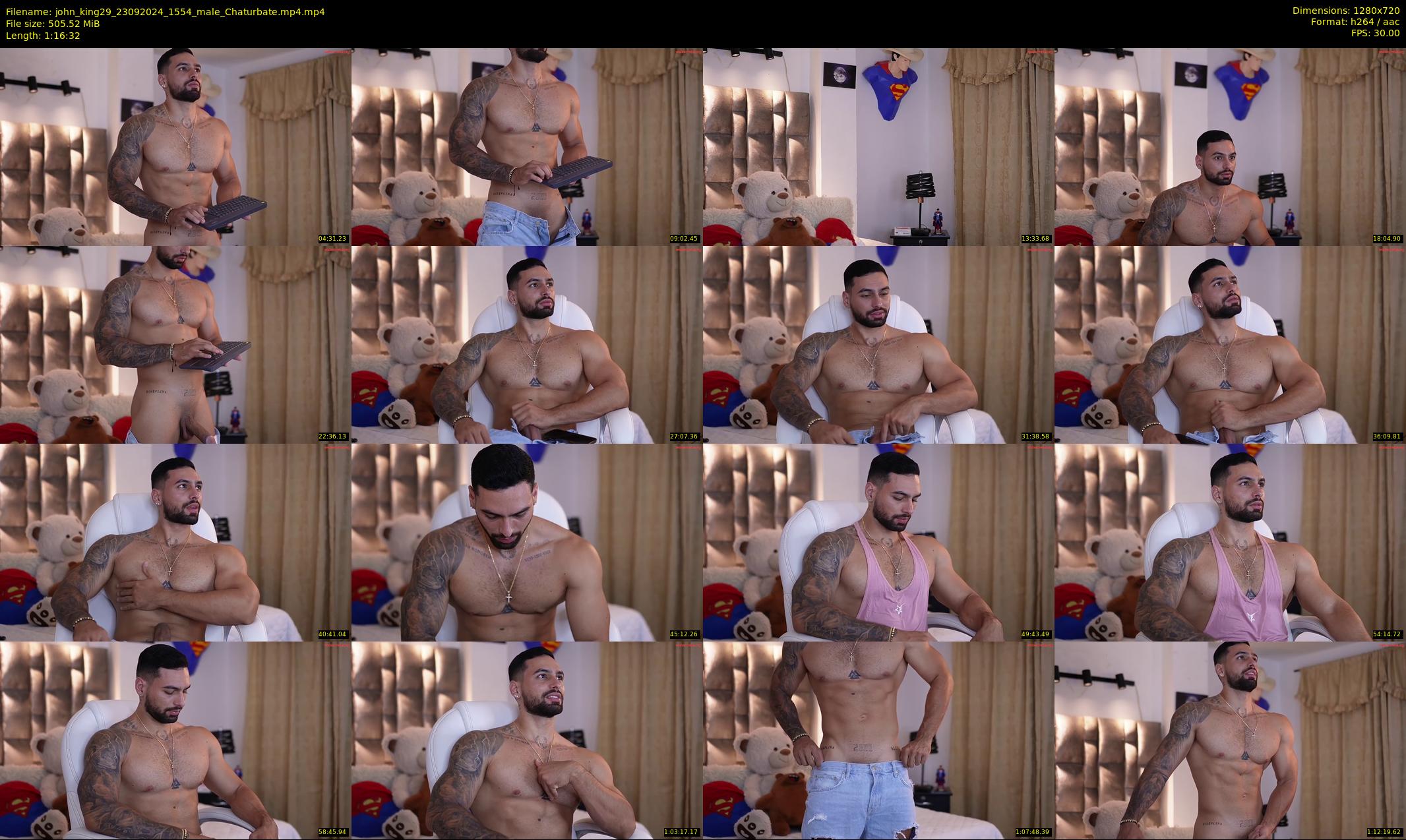john_king29 — 77 minute Chaturbate male cam show recording, 720p, Sep 23, 2024