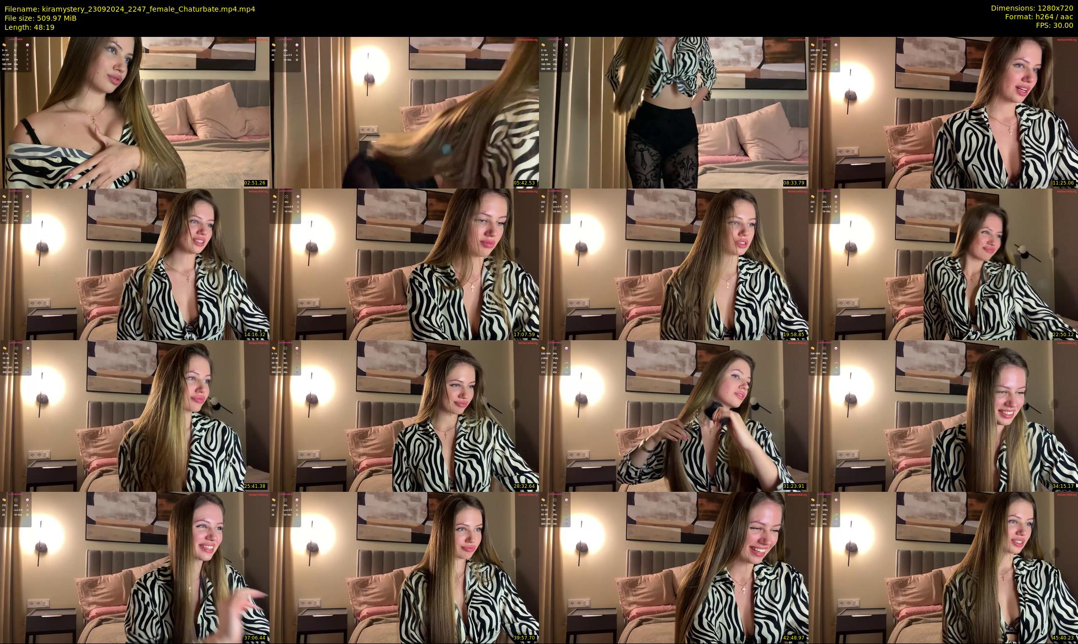 kiramystery — 49 minute Chaturbate female cam show recording, 720p, Sep 23, 2024