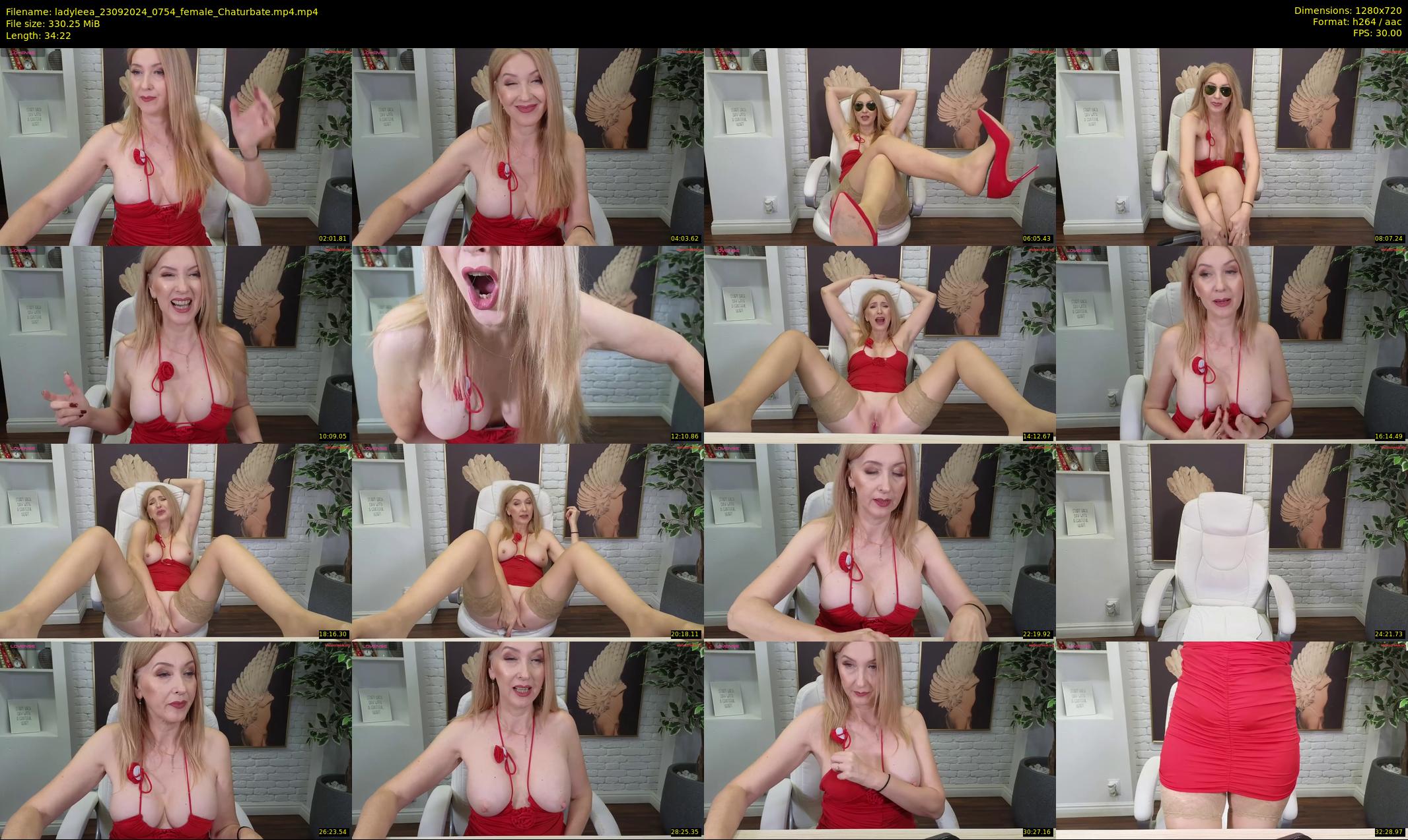 ladyleea — 35 minute Chaturbate female cam show recording, 720p, Sep 23, 2024