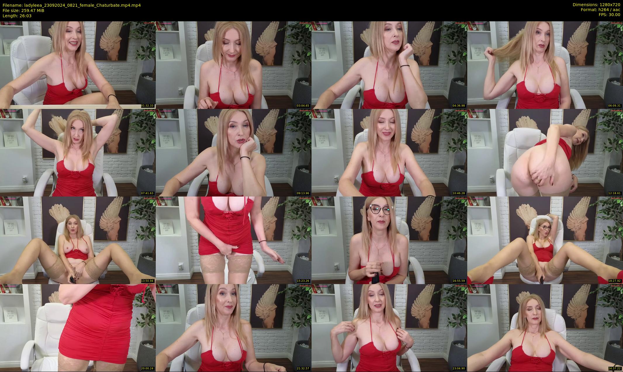 ladyleea — 27 minute Chaturbate female cam show recording, 720p, Sep 23, 2024