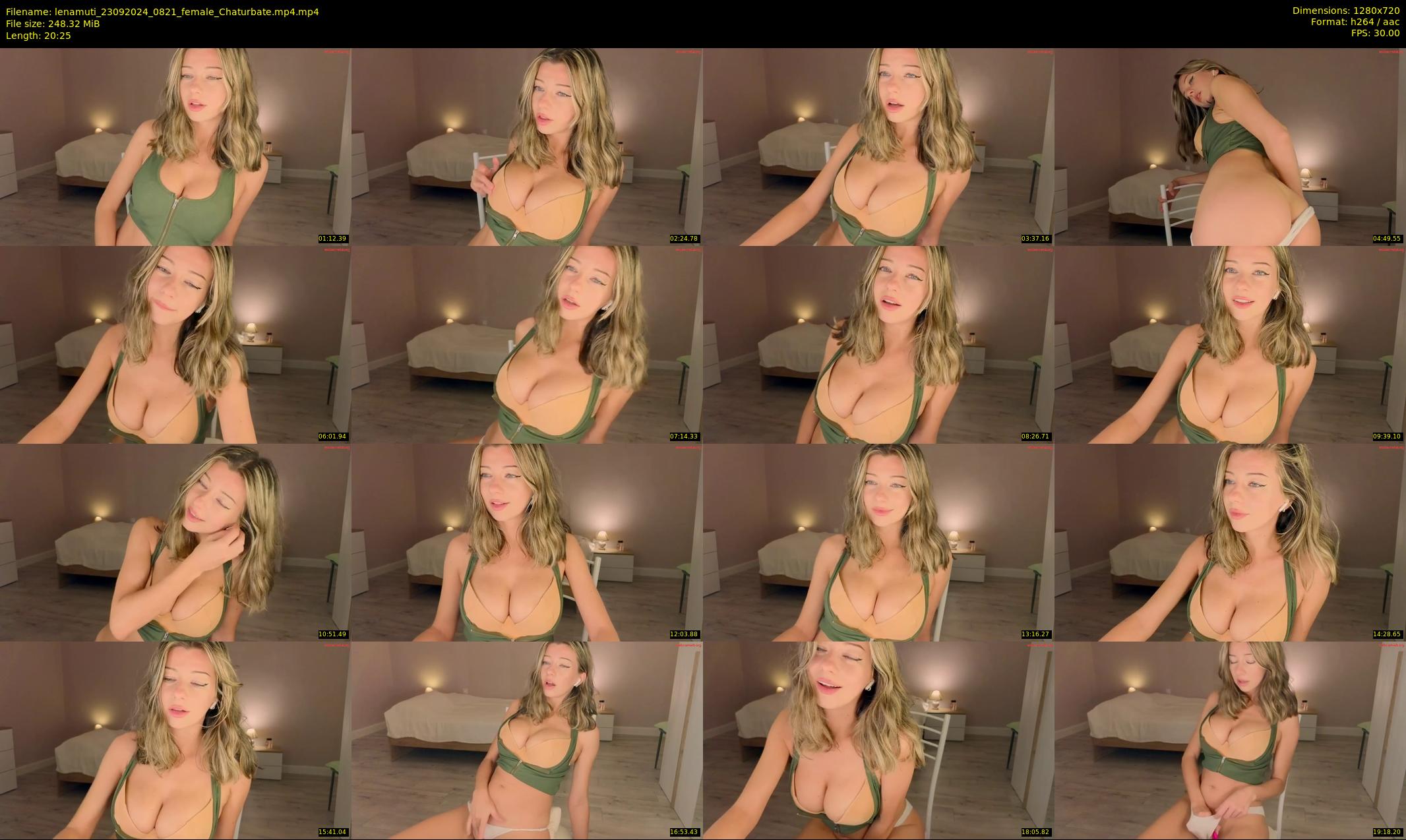lenamuti — 21 minute Chaturbate female cam show recording, 720p, Sep 23, 2024