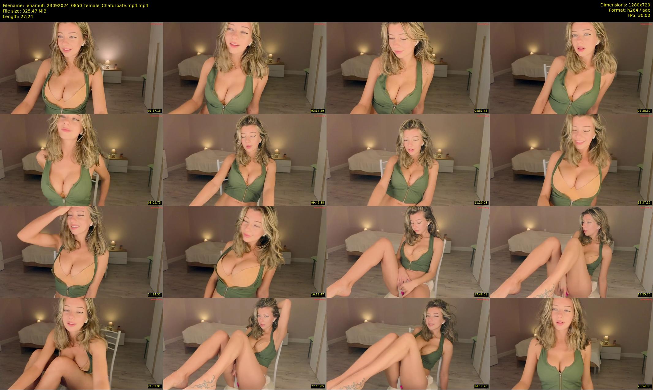 lenamuti — 28 minute Chaturbate female cam show recording, 720p, Sep 23, 2024