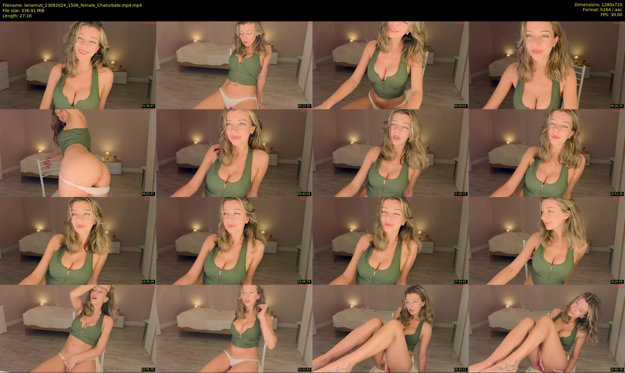 lenamuti — 28 minute Chaturbate female cam show recording, 720p, Sep 23, 2024