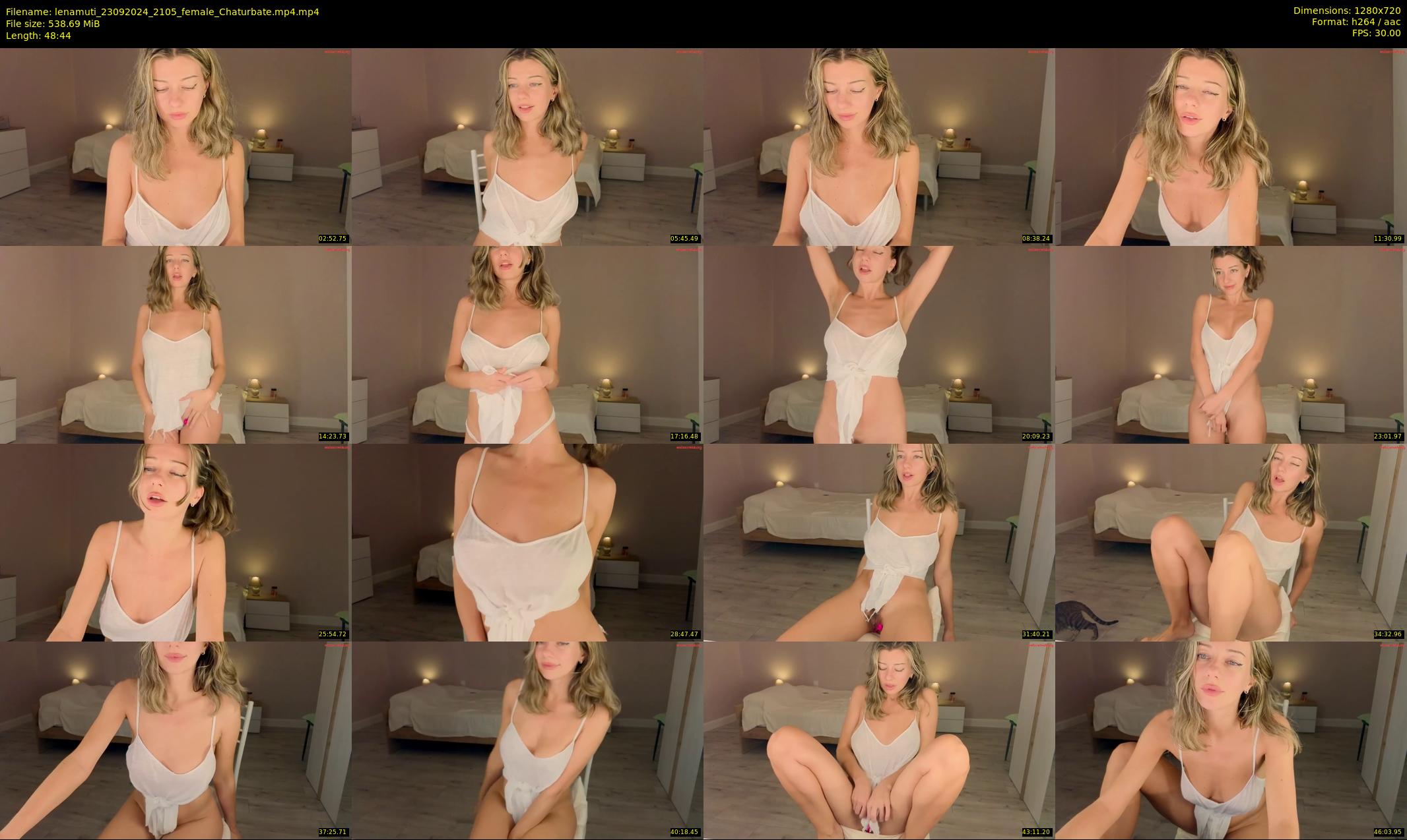 lenamuti — 49 minute Chaturbate female cam show recording, 720p, Sep 23, 2024