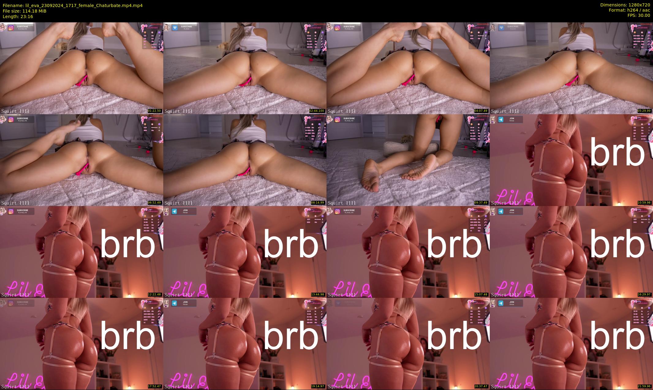 lil_eva — 24 minute Chaturbate female cam show recording, 720p, Sep 23, 2024