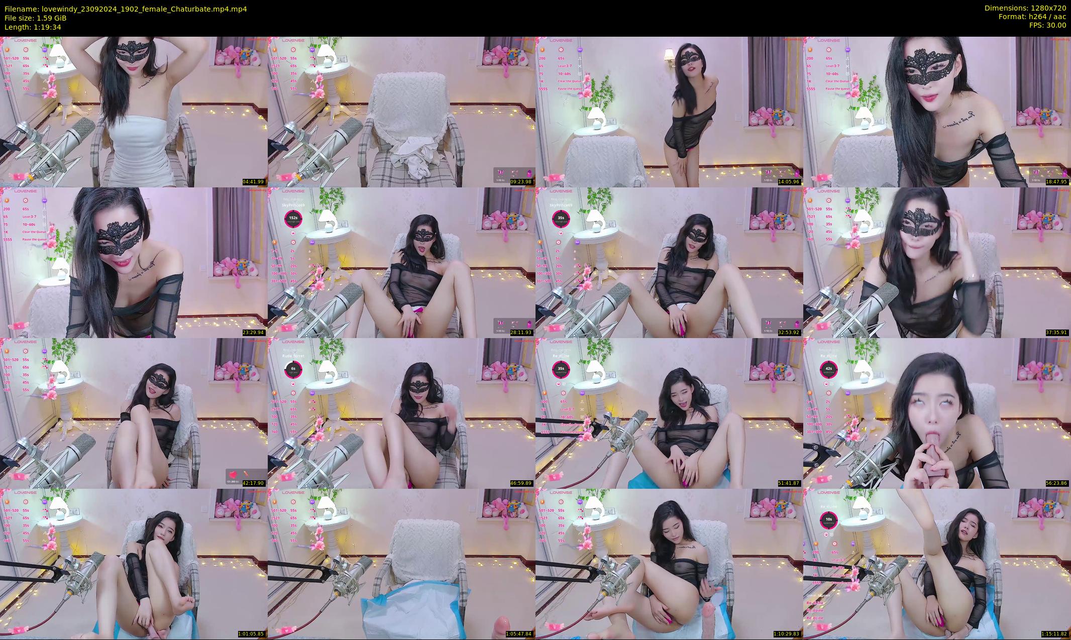 lovewindy — 80 minute Chaturbate female cam show recording, 720p, Sep 23, 2024