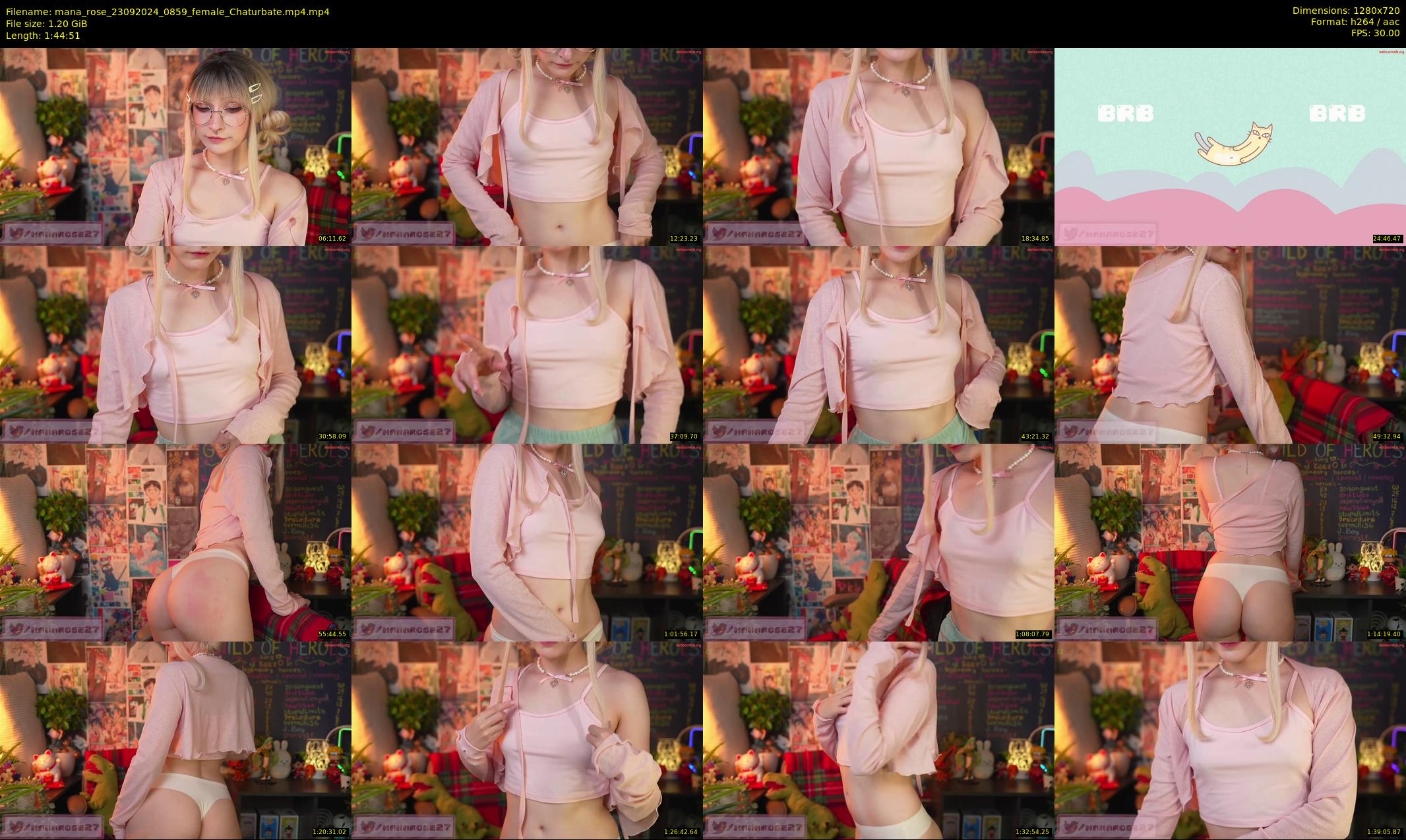 mana_rose — 105 minute Chaturbate female cam show recording, 720p, Sep 23, 2024