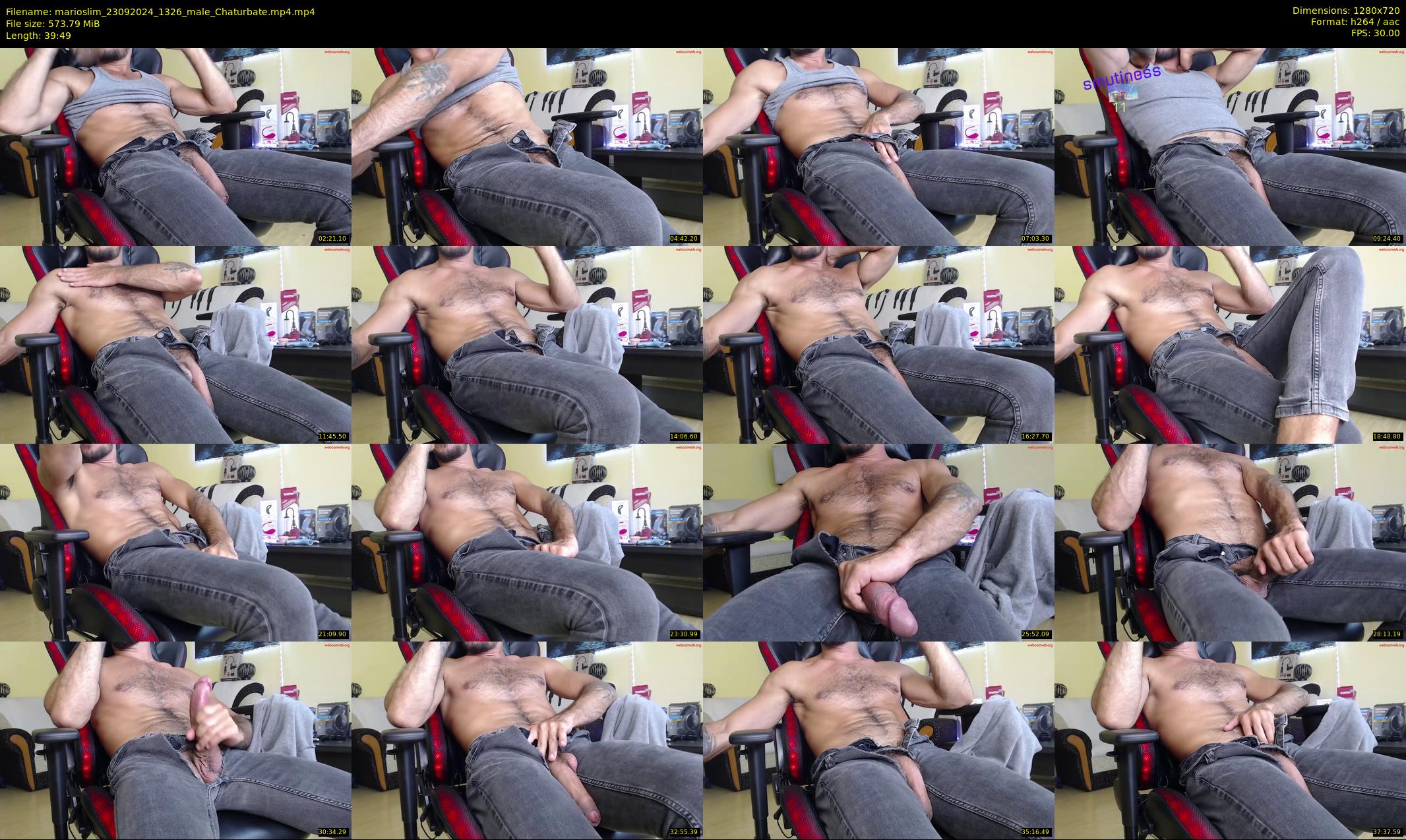 marioslim — 40 minute Chaturbate male cam show recording, 720p, Sep 23, 2024