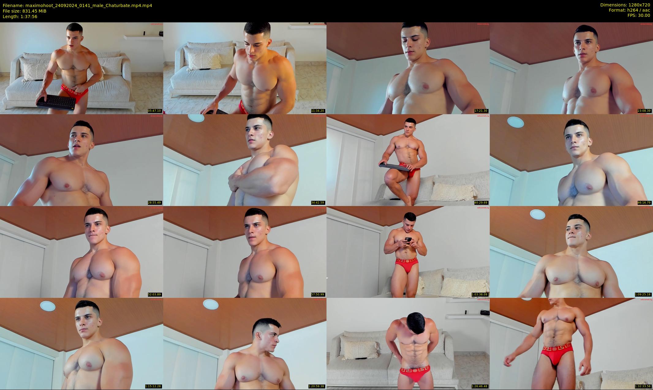 maximohoot — 98 minute Chaturbate male cam show recording, 720p, Sep 24, 2024