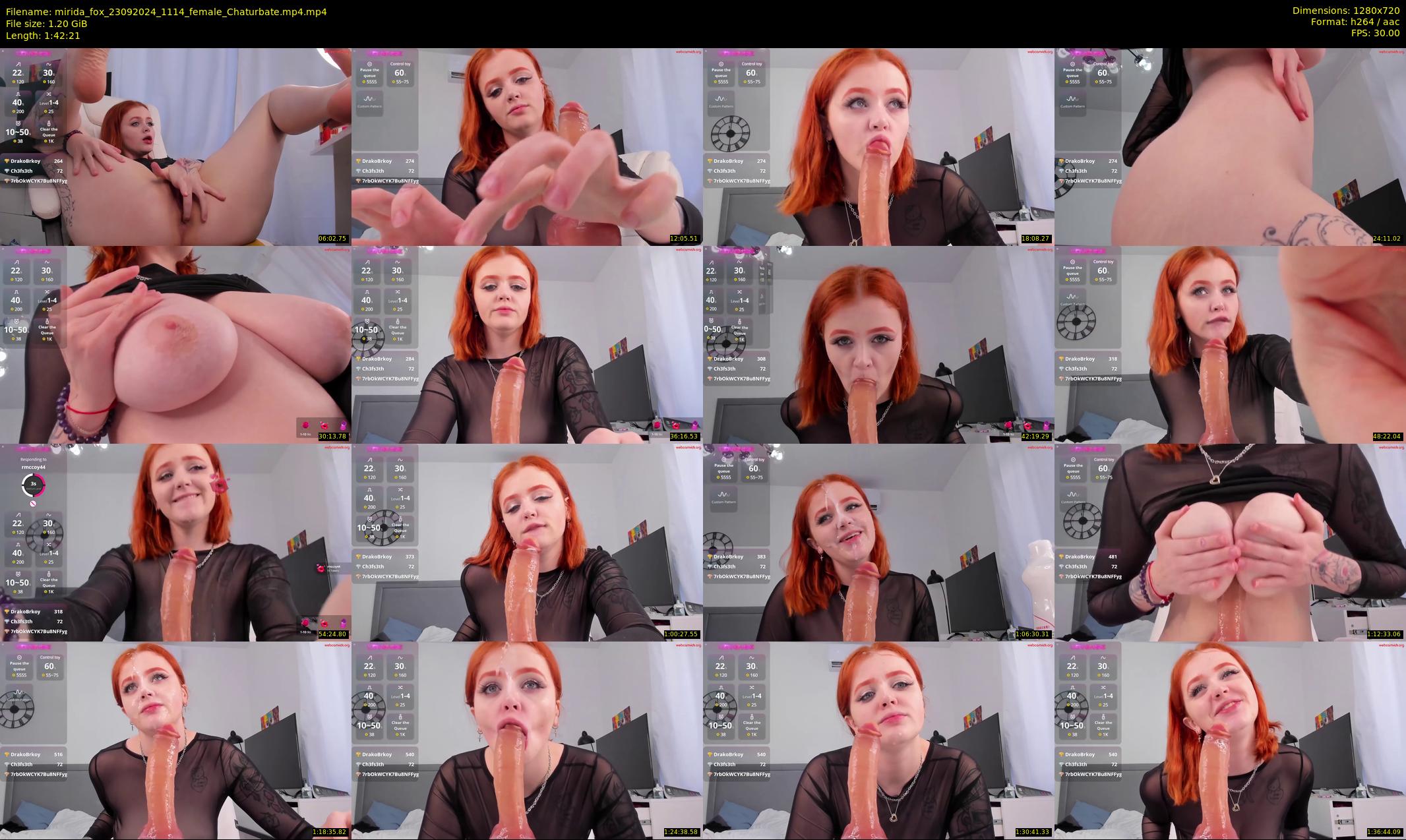 mirida_fox — 103 minute Chaturbate female cam show recording, 720p, Sep 23, 2024