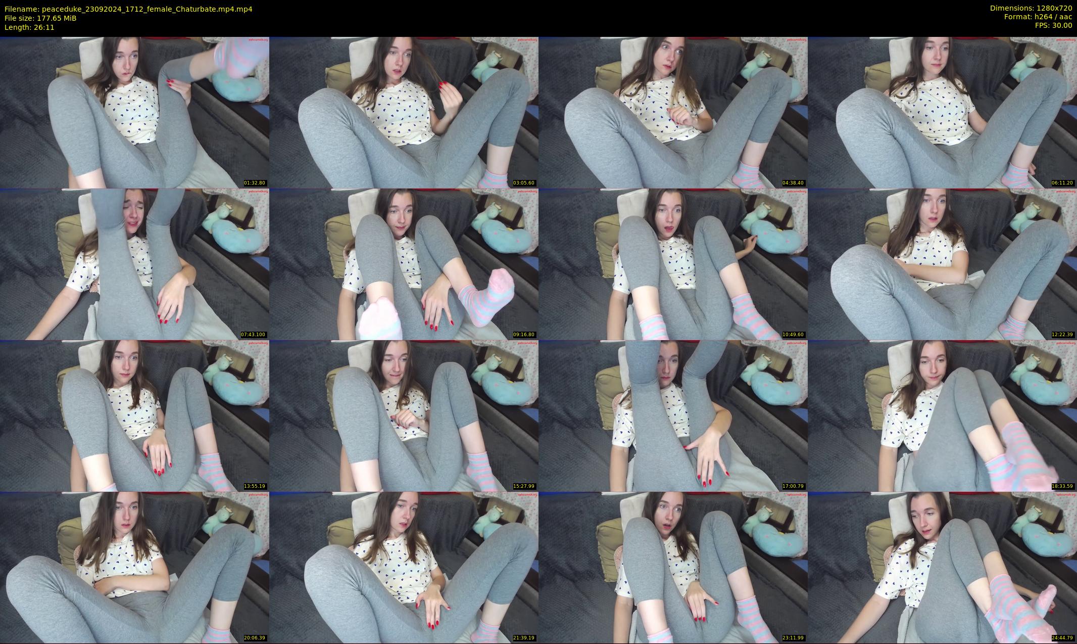 peaceduke — 27 minute Chaturbate female cam show recording, 720p, Sep 23, 2024