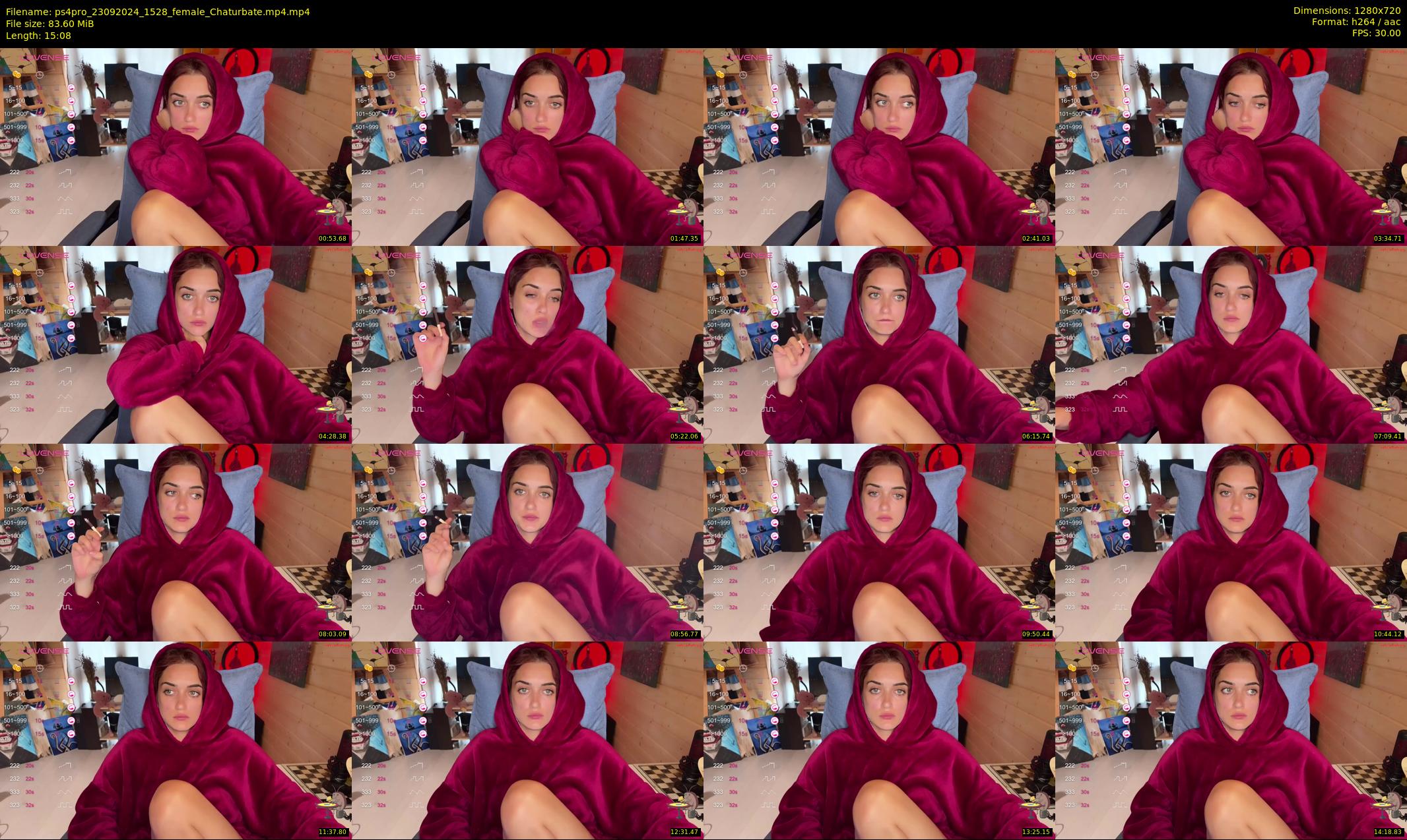 ps4pro — 16 minute Chaturbate female cam show recording, 720p, Sep 23, 2024