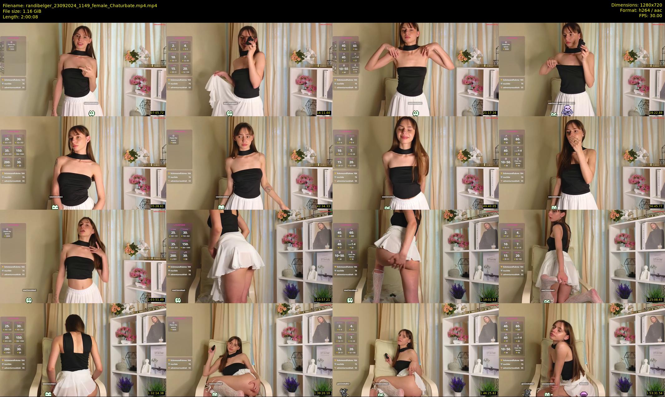 randibelger — 121 minute Chaturbate female cam show recording, 720p, Sep 23, 2024