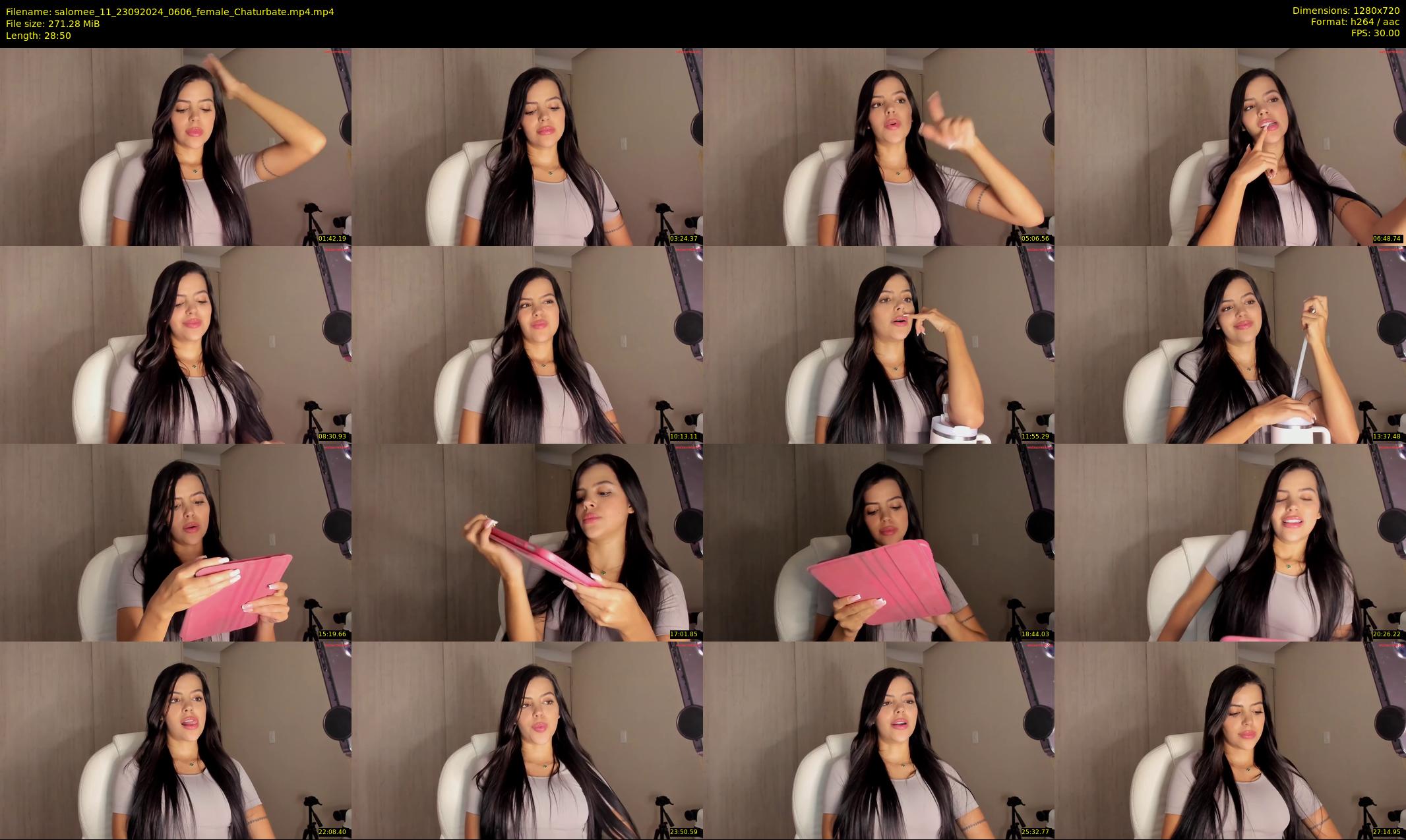 salomee_11 — 29 minute Chaturbate female cam show recording, 720p, Sep 23, 2024