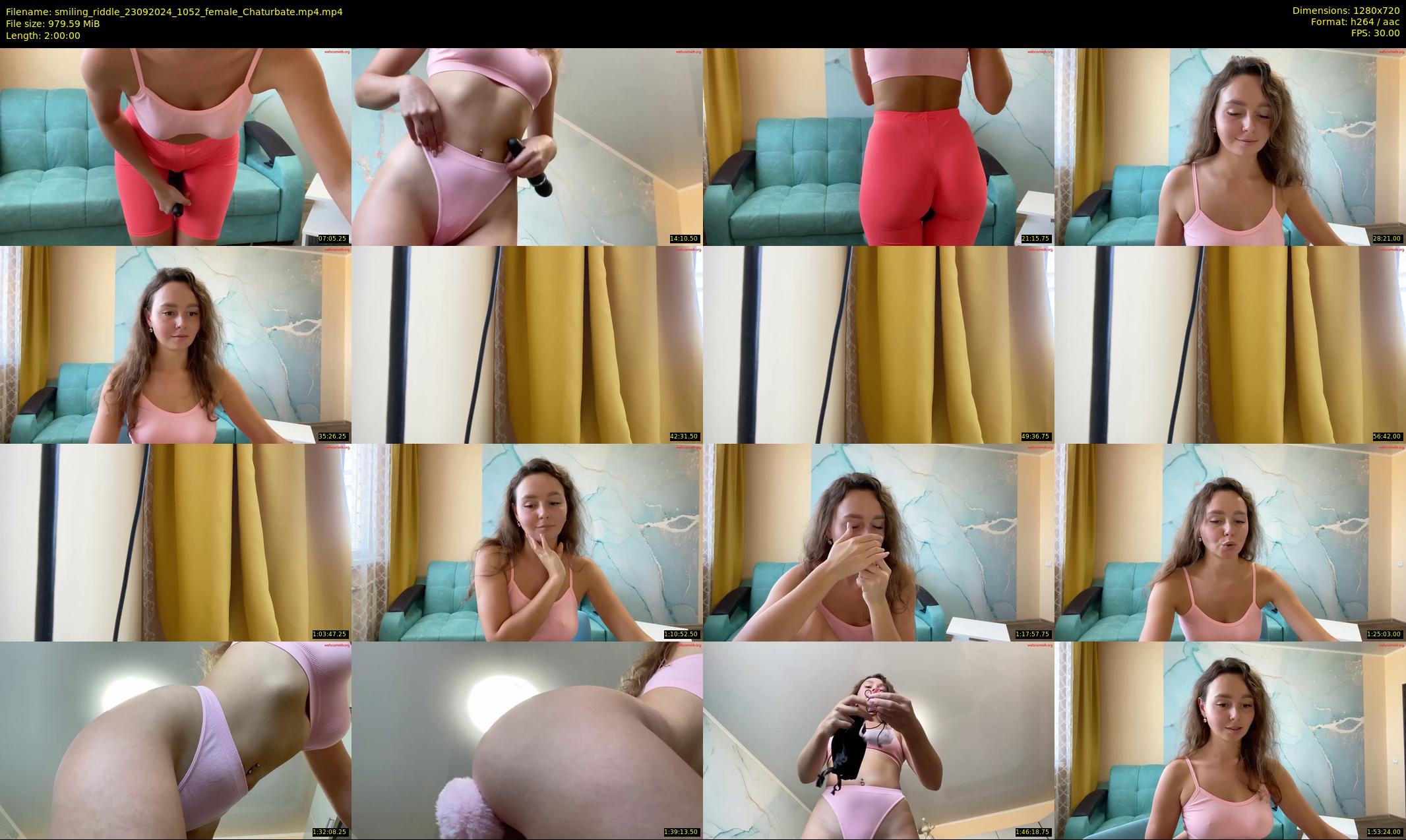 smiling_riddle — 120 minute Chaturbate female cam show recording, 720p, Sep 23, 2024