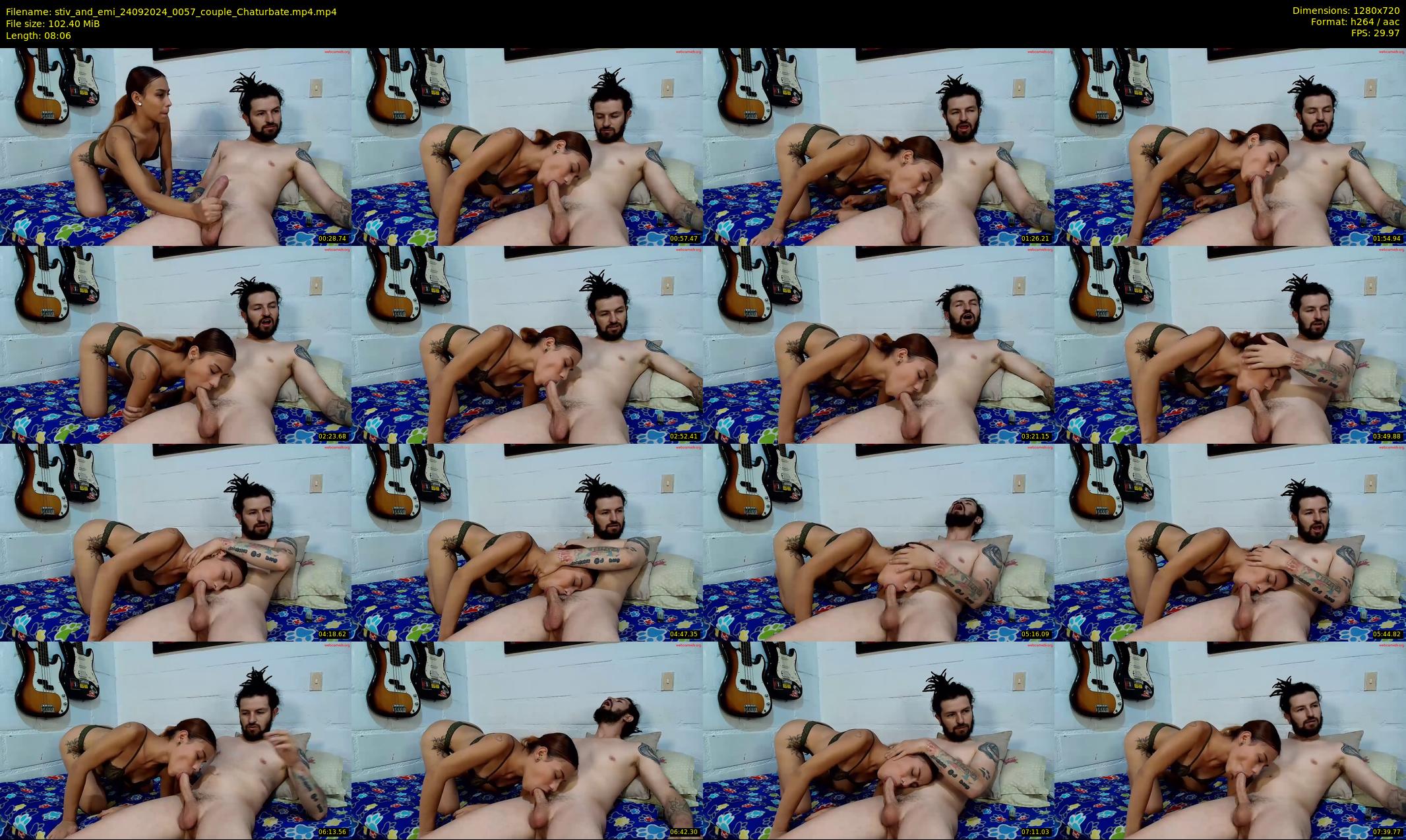 stiv_and_emi — 9 minute Chaturbate couple cam show recording, 720p, Sep 24, 2024