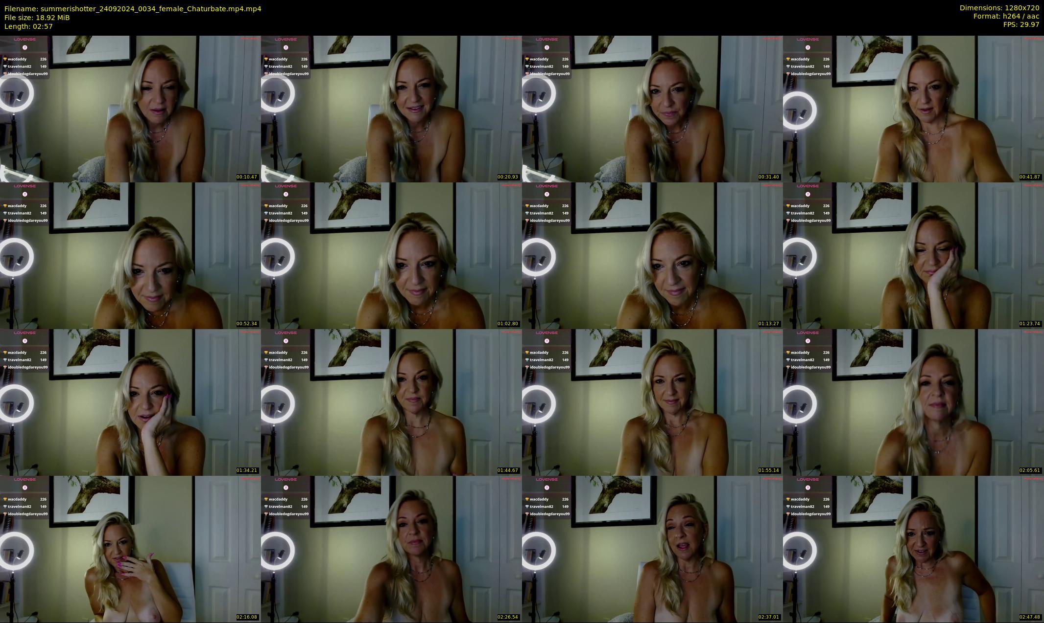 summerishotter — 3 minute Chaturbate female cam show recording, 720p, Sep 24, 2024