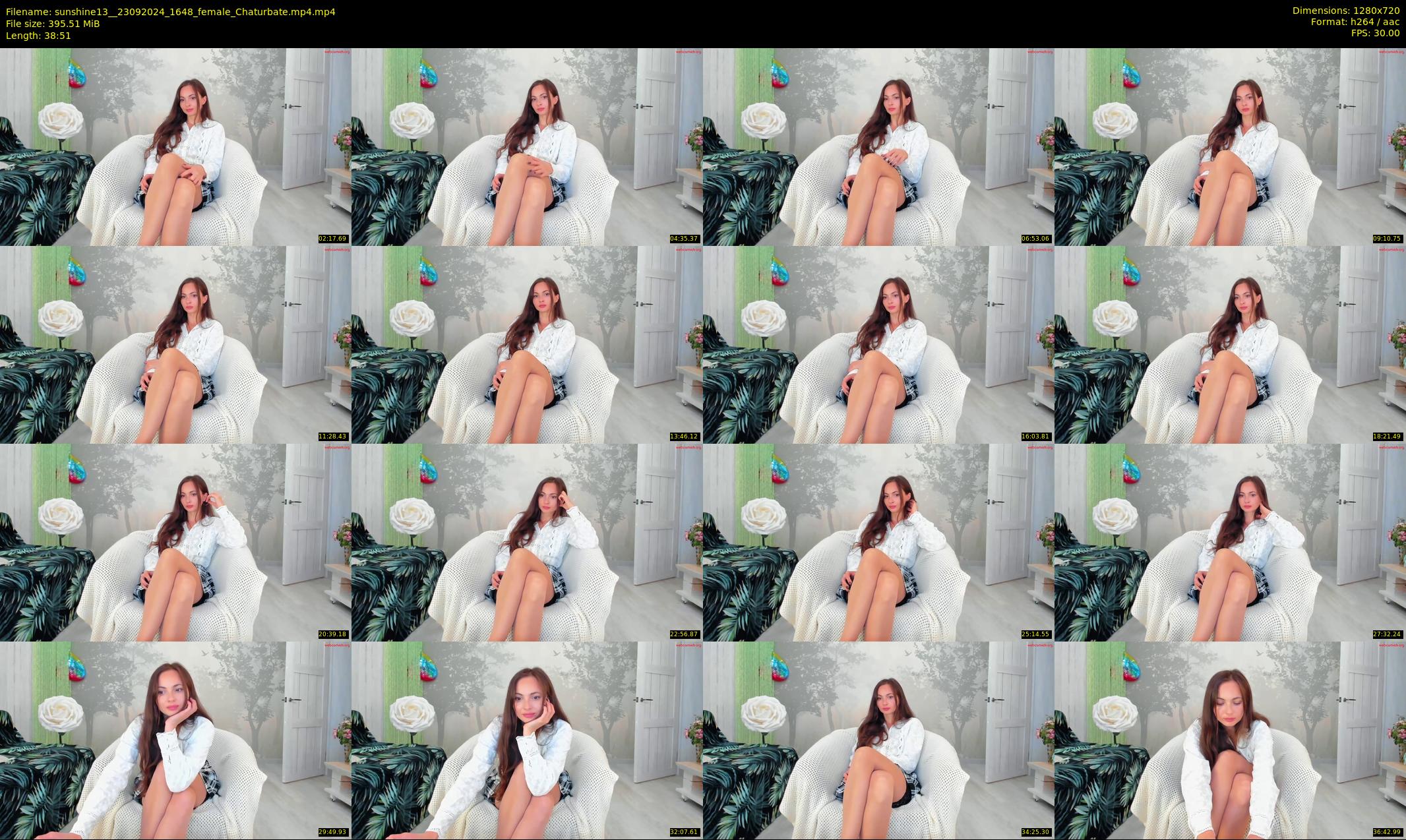 sunshine13_ — 39 minute Chaturbate female cam show recording, 720p, Sep 23, 2024