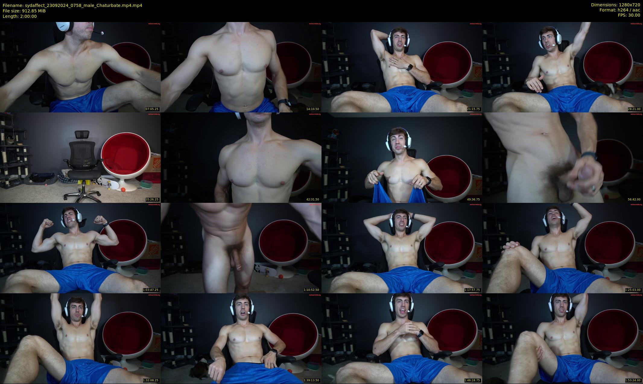 sydaffect — 120 minute Chaturbate male cam show recording, 720p, Sep 23, 2024